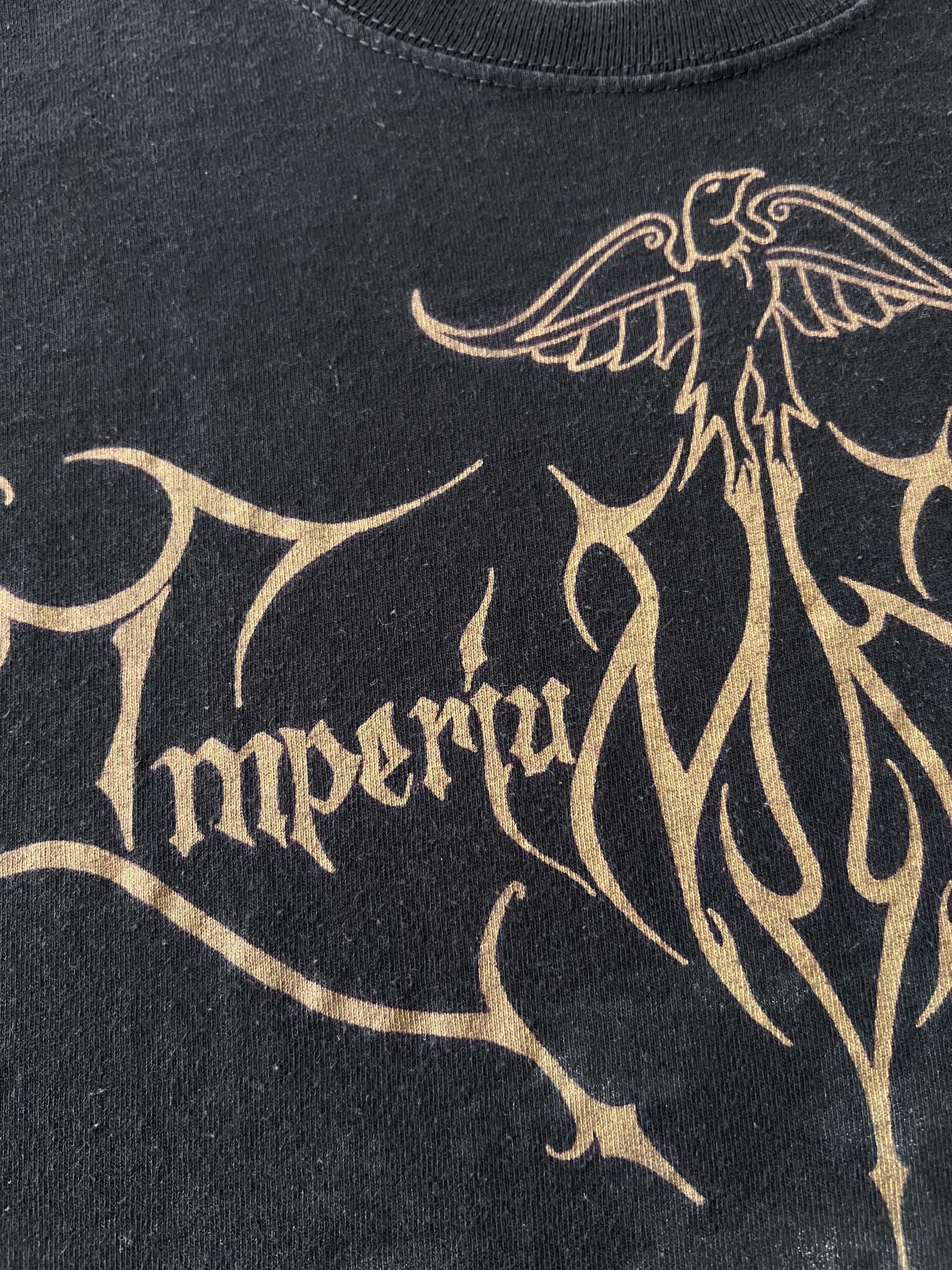 Band Tees Vintage 2000s Imperium Dekadenz Black Metal Band Black Tee Size US L / EU 52-54 / 3 - 5 Thumbnail