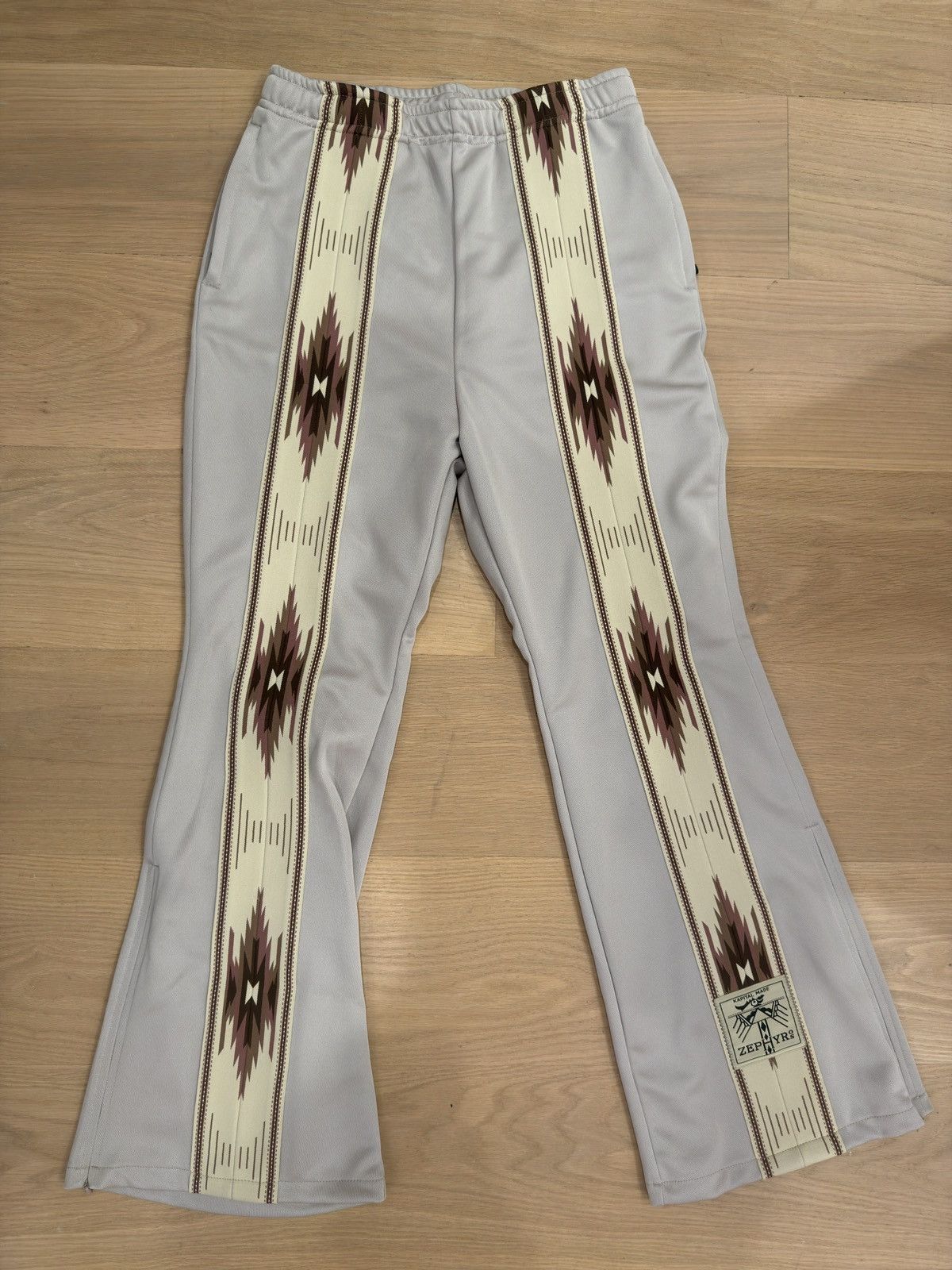 Kapital Kapital Jersey Kochi Track Pants Beige Zephyr Size US 34 / EU 50 - 3 Thumbnail