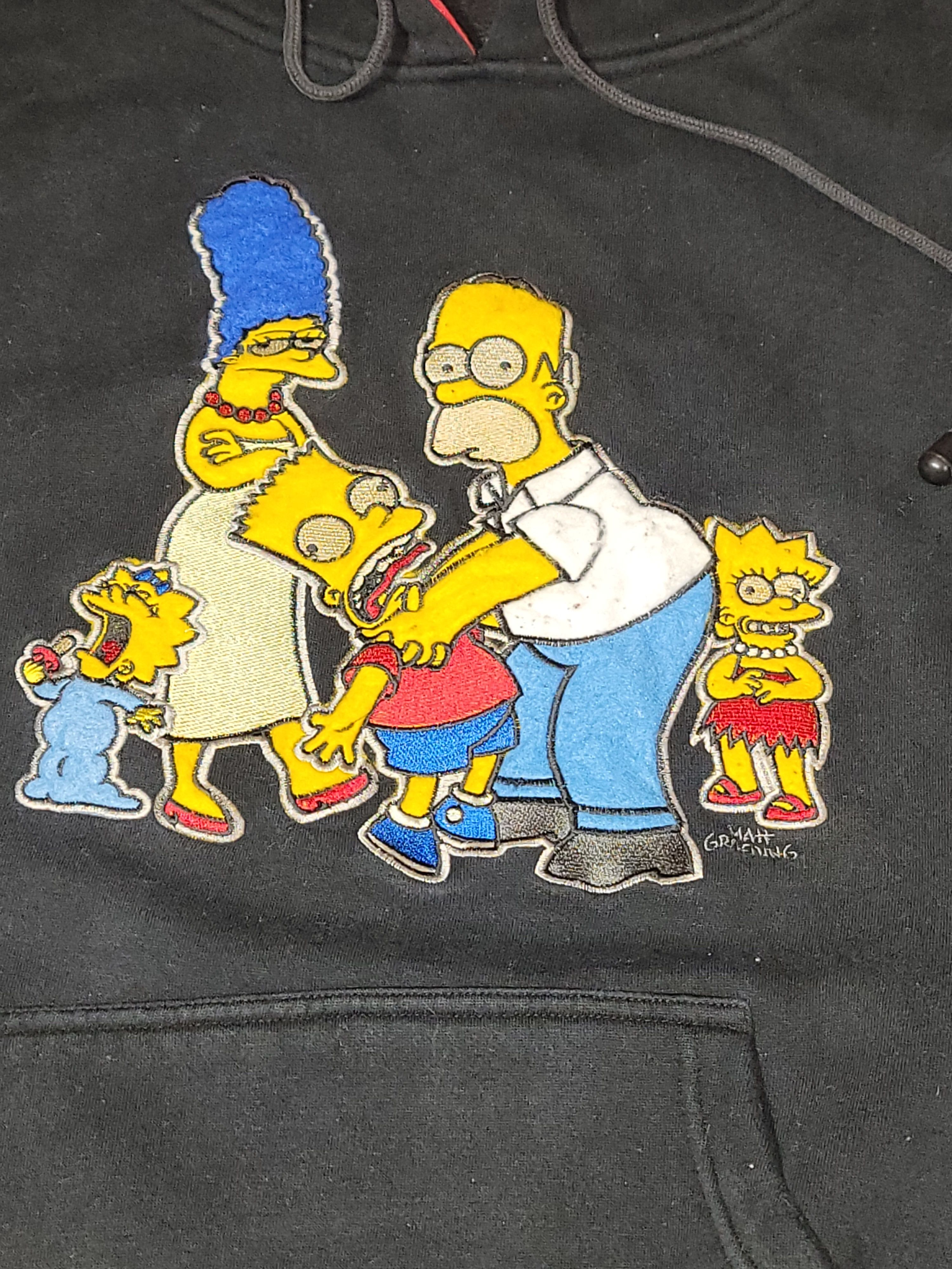 The Simpsons 2002 Vintage Embroidered The Simpsons Hoodie Size US L / EU 52-54 / 3 - 5 Thumbnail