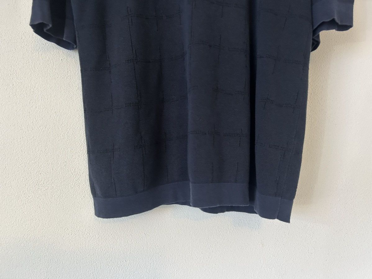 Hermes Textured Navy Polo Shirt Size US L / EU 52-54 / 3 - 6 Thumbnail