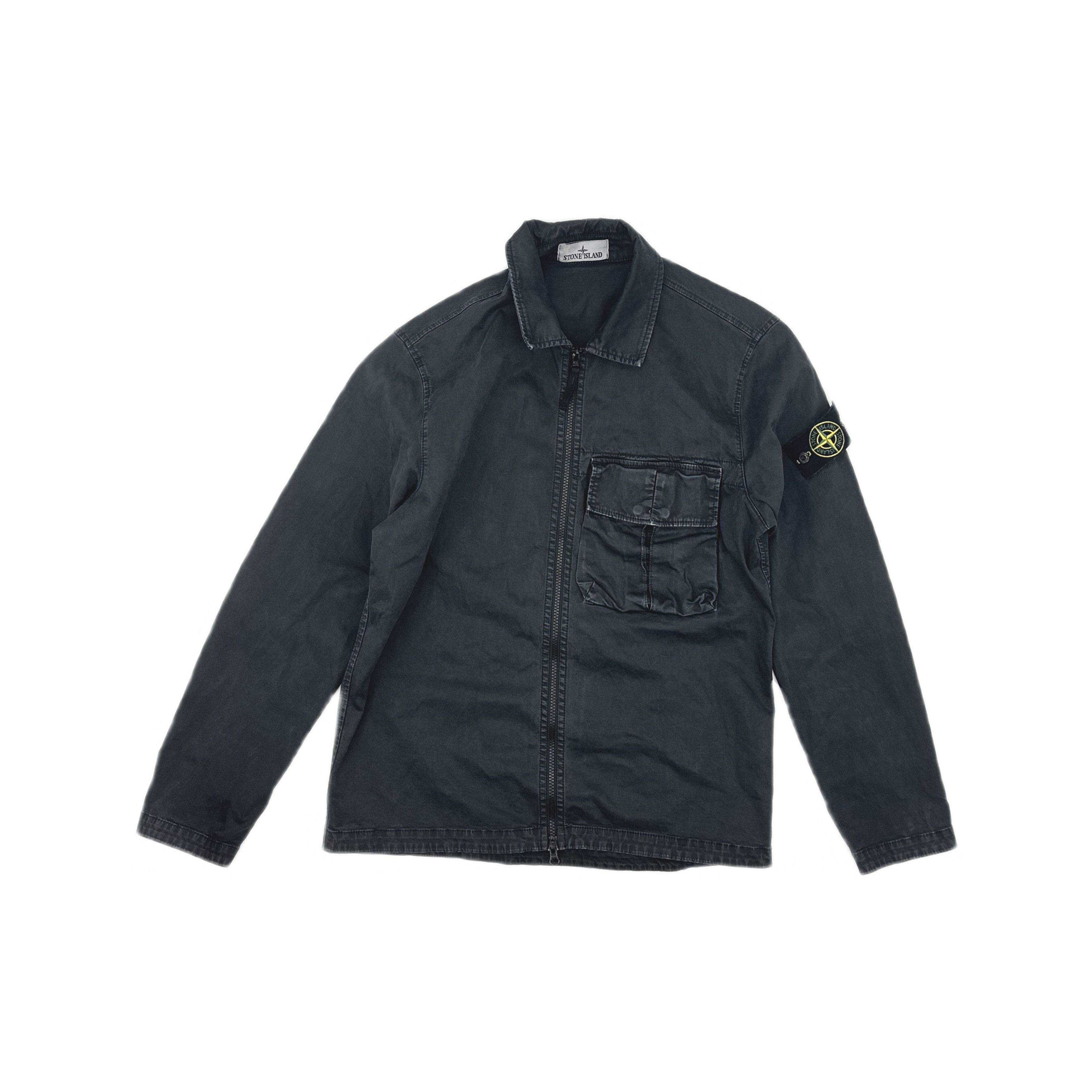 Stone Island Stone Island Compass Badge Overshirt Black M Size US M / EU 48-50 / 2 - 1 Thumbnail