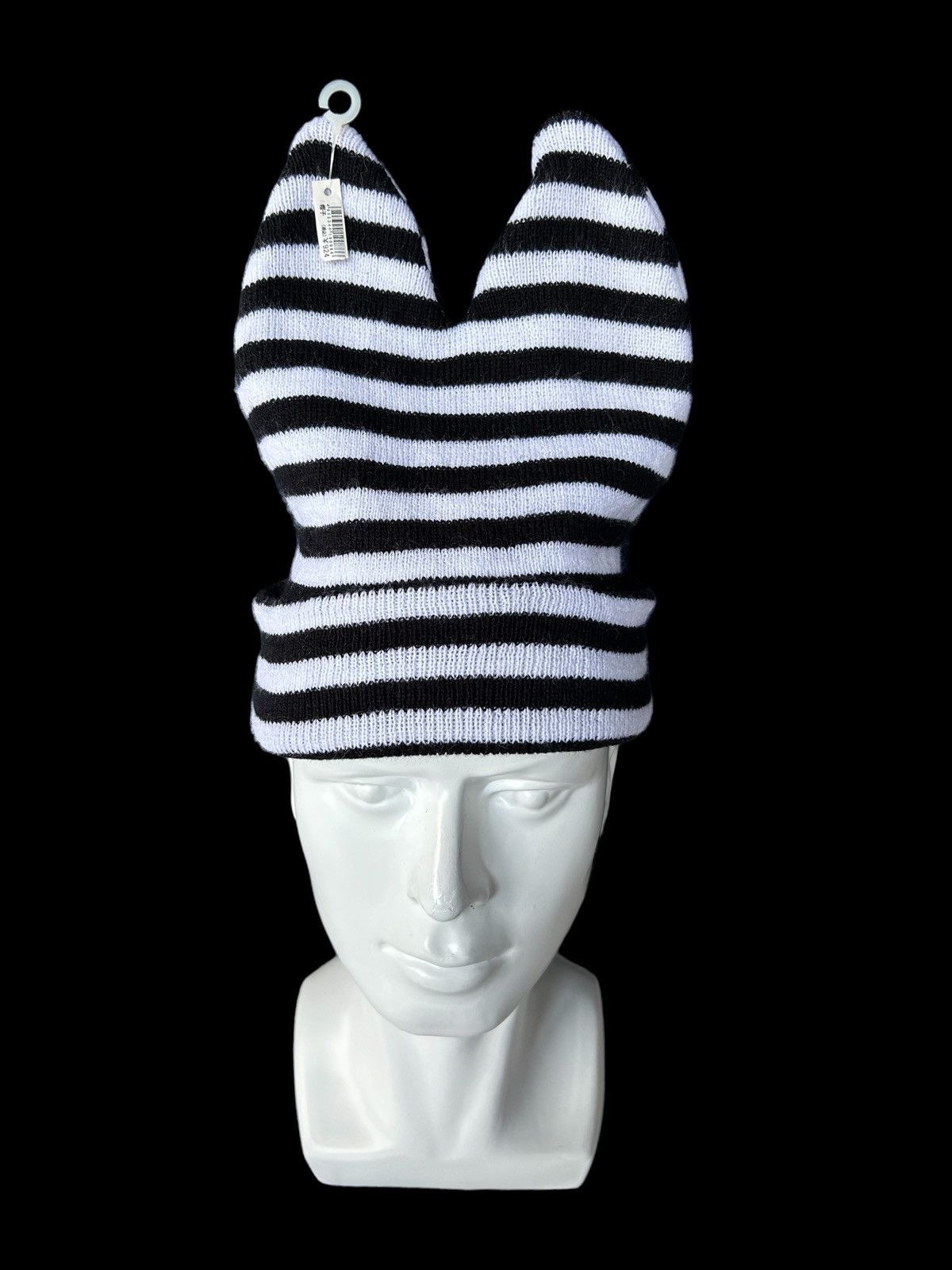 Japanese Brand × Kapital × Vintage Devil Horn Japanese Stripe Rare Beanie Hats☠️☠️ Size ONE SIZE - 1 Thumbnail