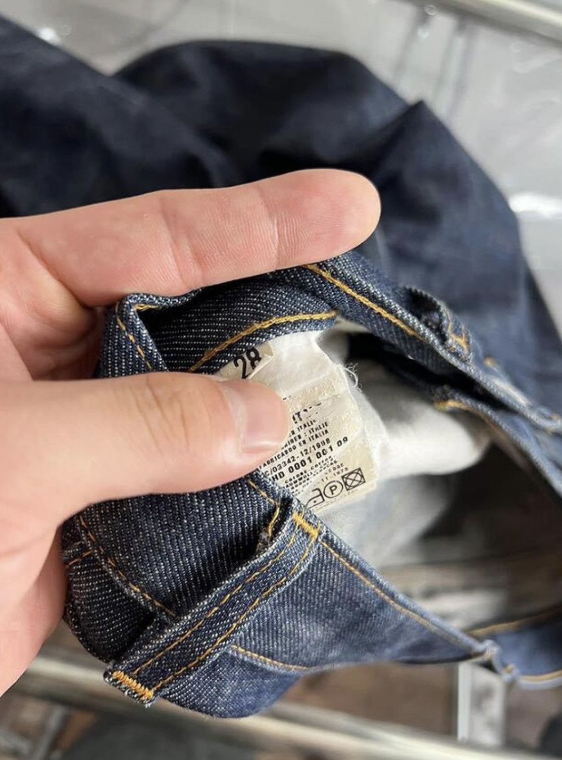 Helmut Lang Helmut Lang archive classic raw denim (AD 1998) Size US 28 / EU 44 - 7 Thumbnail