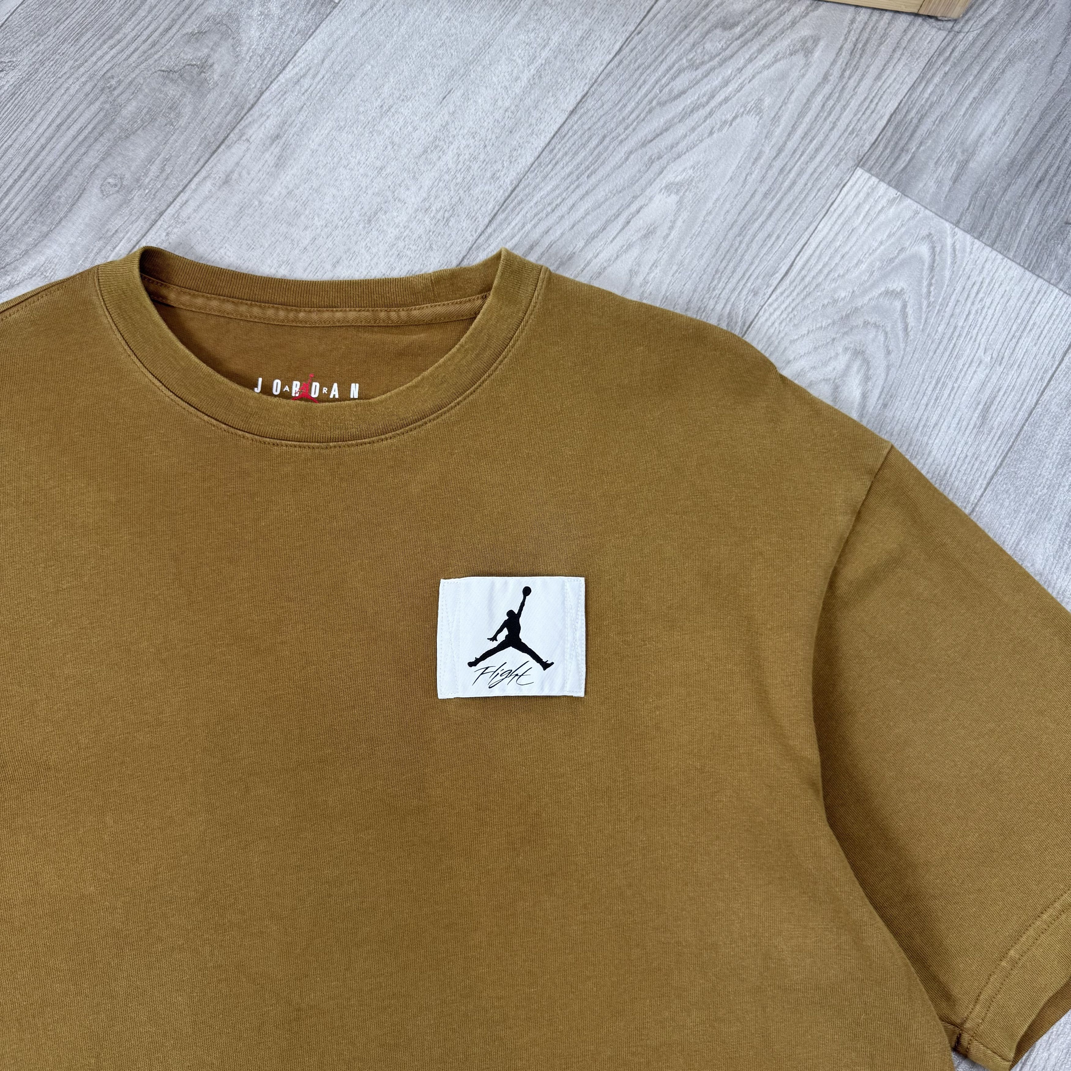Jordan Brand Air Jordan Oversized Brown Tee Shirt Size US M / EU 48-50 / 2 - 6 Thumbnail