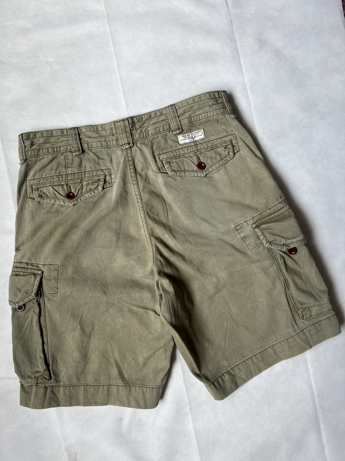 Polo Ralph Lauren Polo Ralph Lauren Green Washed Army Short Cargo Size US 36 / EU 52 - 10 Thumbnail