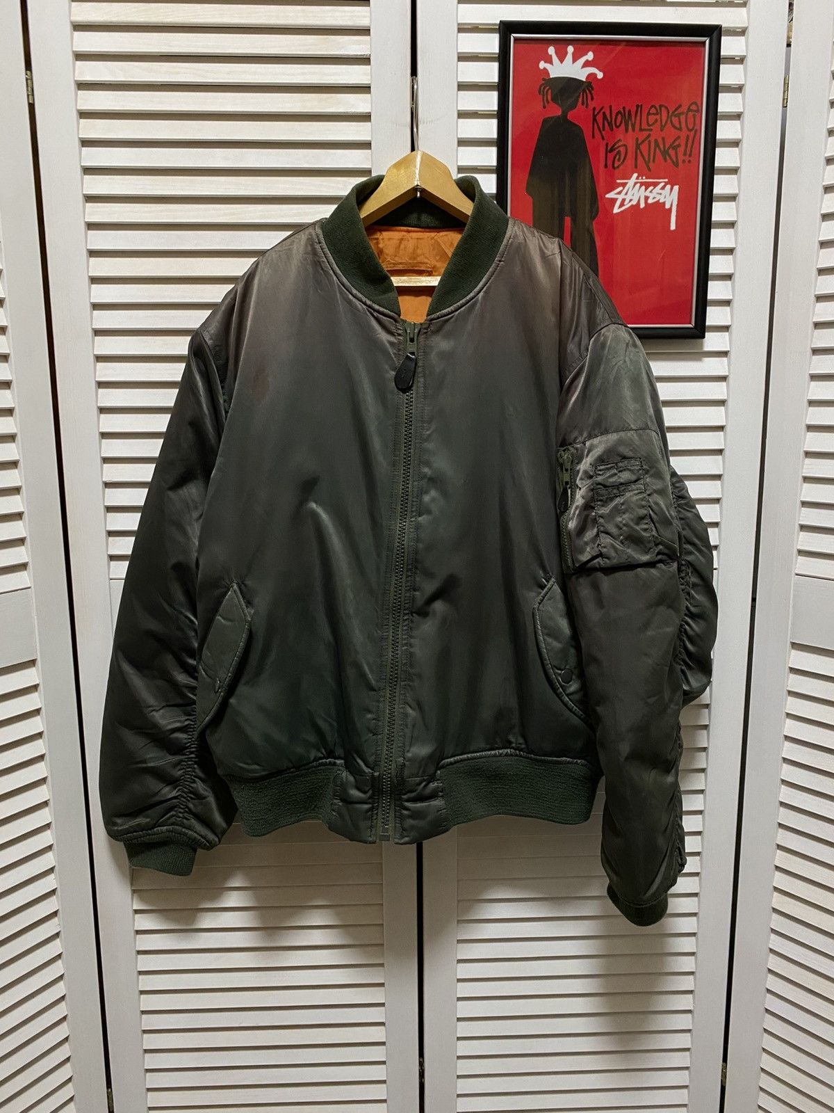Aviator Nation Vintage Bomber Jacket Aviator MA - 1 Faded Wear Hysteric Size US L / EU 52-54 / 3 - 1 Thumbnail