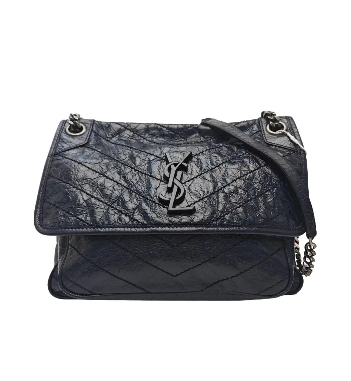 Saint Laurent Paris Saint Laurent Paris YSL NIKI Medium dark bluecowhide leather shoulder bag crossb Size ONE SIZE - 1 Thumbnail