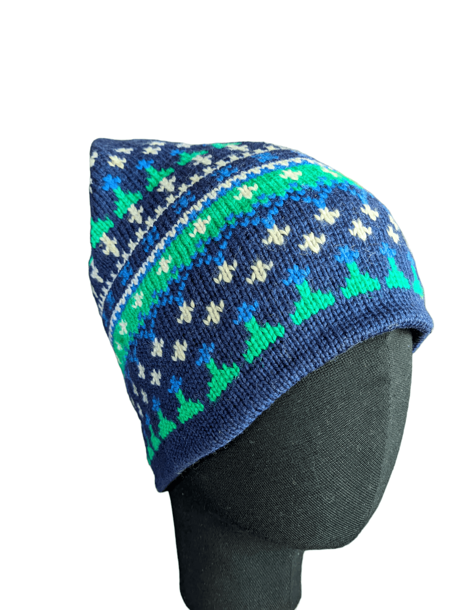 Native Rare Design Beanie Native 100 % Pure Wool Size ONE SIZE - 2 Thumbnail