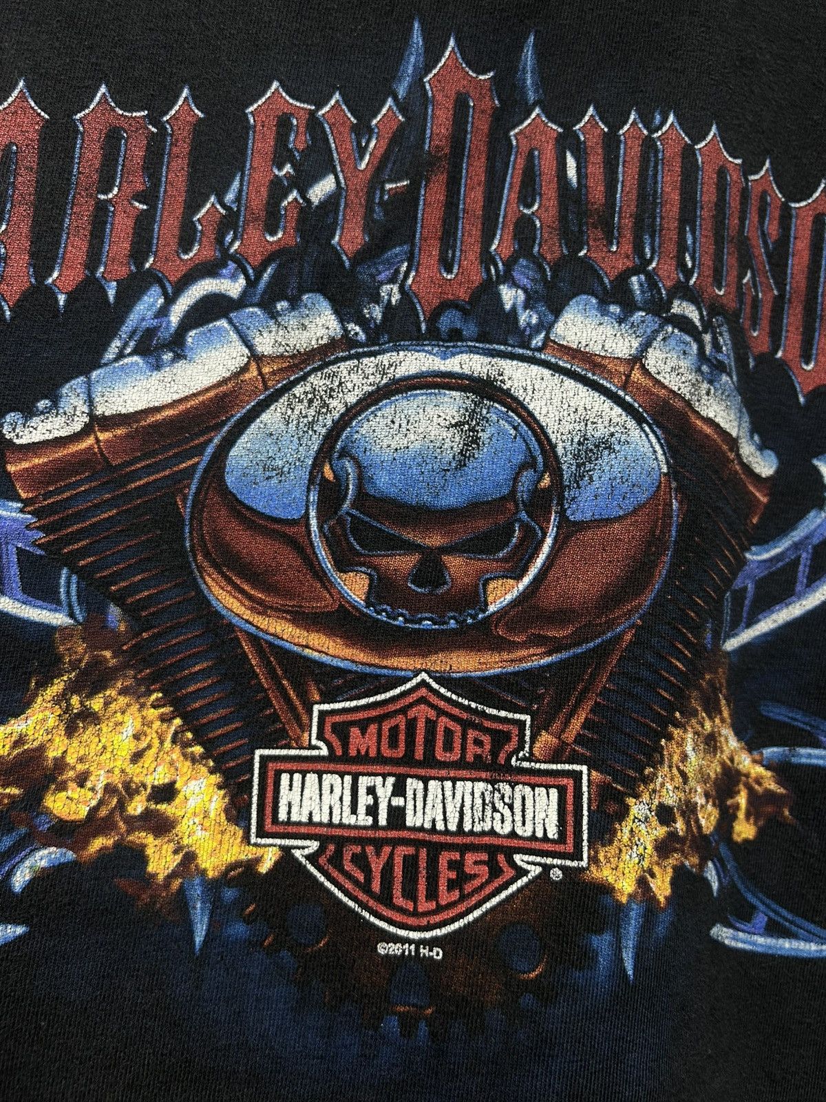 Harley Davidson ‘11 Harley Davidson Corpus Christi Texas Graphic Tshirt Size US XL / EU 56 / 4 - 3 Thumbnail