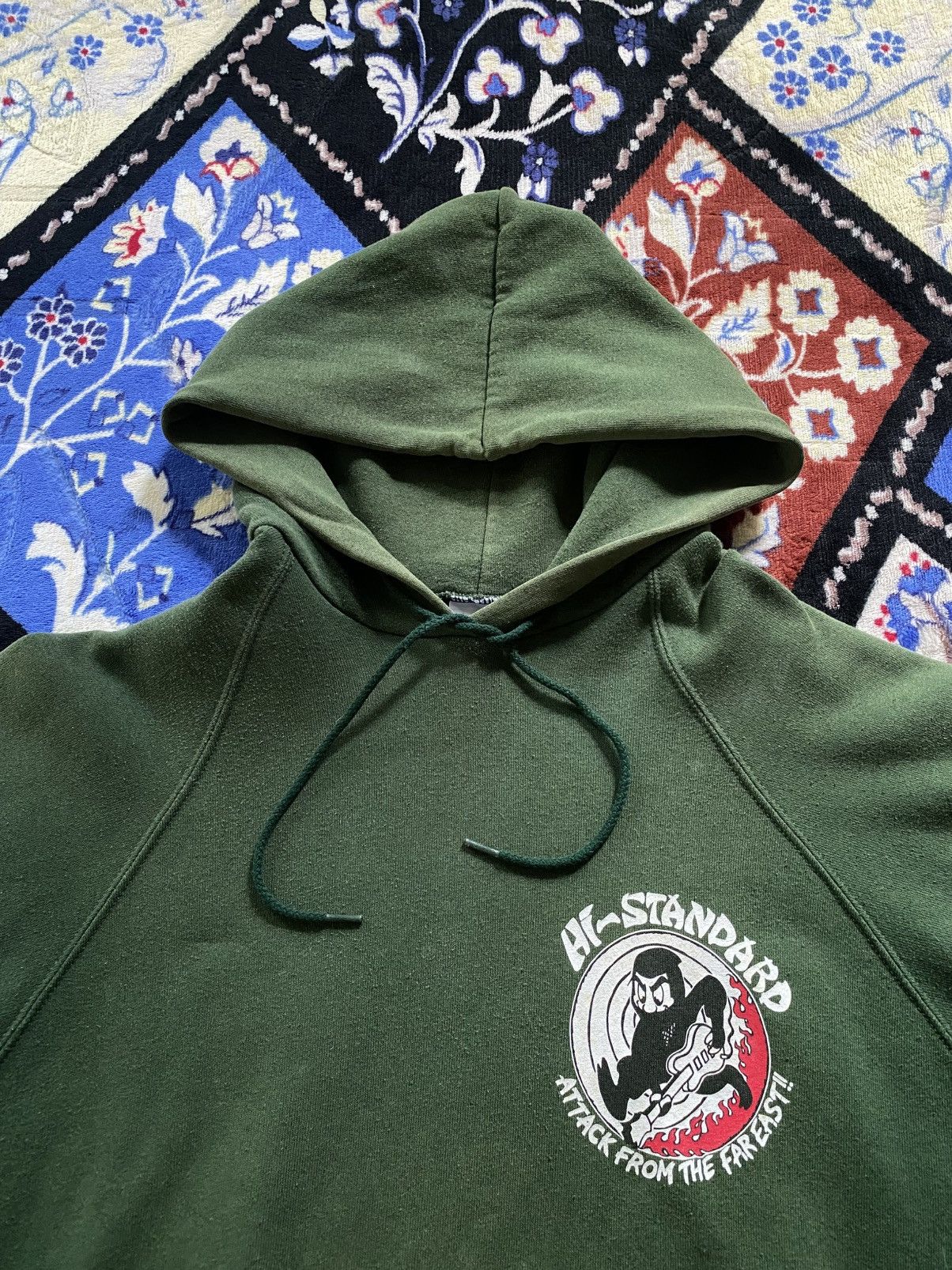 Band Tees Vintage 90s Hi Standard Japanese Punk Rock Hoodie Size US XL / EU 56 / 4 - 4 Thumbnail