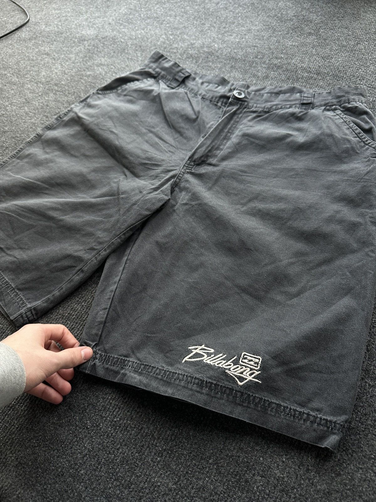 Billabong MADE IN USA🚨RARE BILLABONG BIG LOGO SWIM SHORTS Y2K SURF Size US 33 - 2 Thumbnail