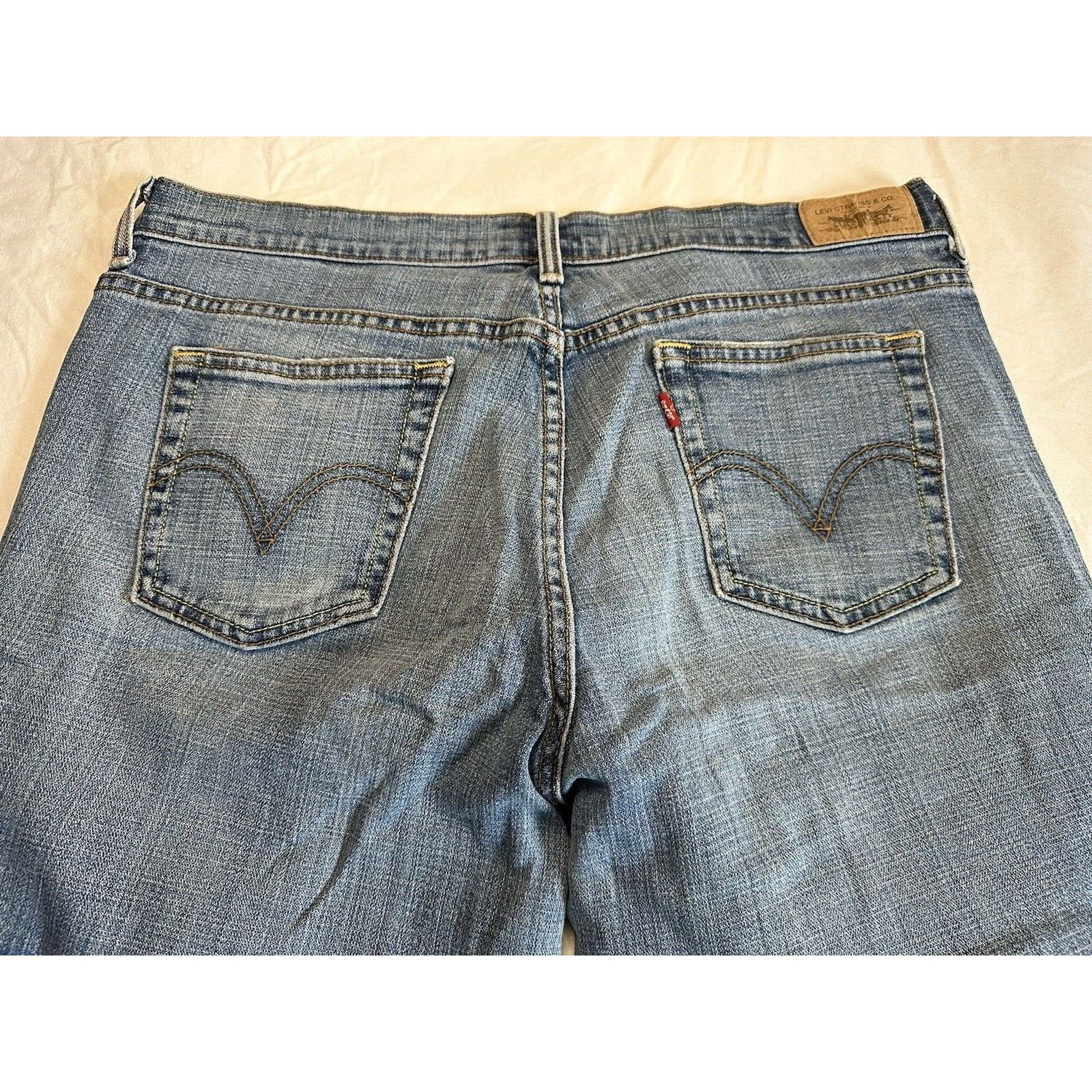 Levi's Levis 515 Boot Cut Blue Jeans Women's 12 short Normcore VTG Size 34" / US 12 / IT 48 - 12 Thumbnail