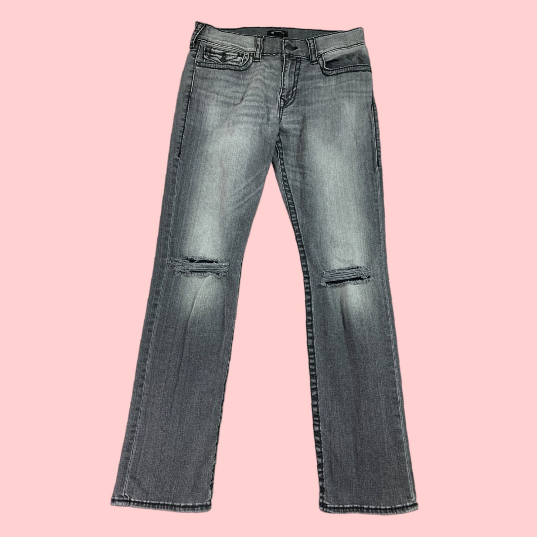 true religion ワイドデニム　young thug y2k true religion super t 32inch y2k - メルカリ