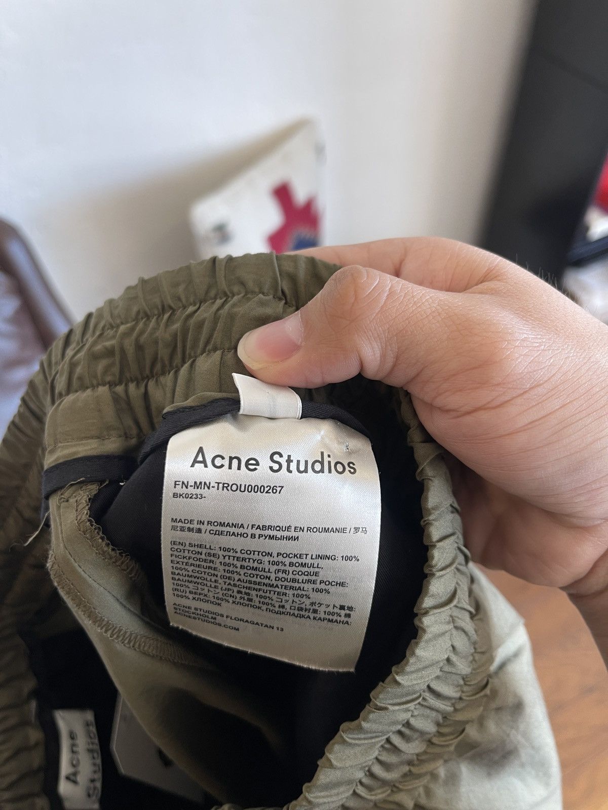 Acne Studios Acne Studios Olive Trousers Size US 28 / EU 44 - 6 Thumbnail