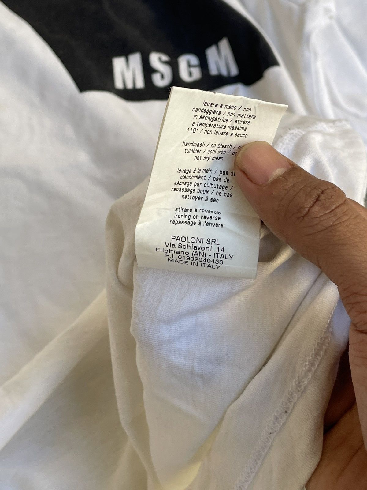 MSGM Diadora Collab MSGM long sleeve Size US L / EU 52-54 / 3 - 8 Thumbnail