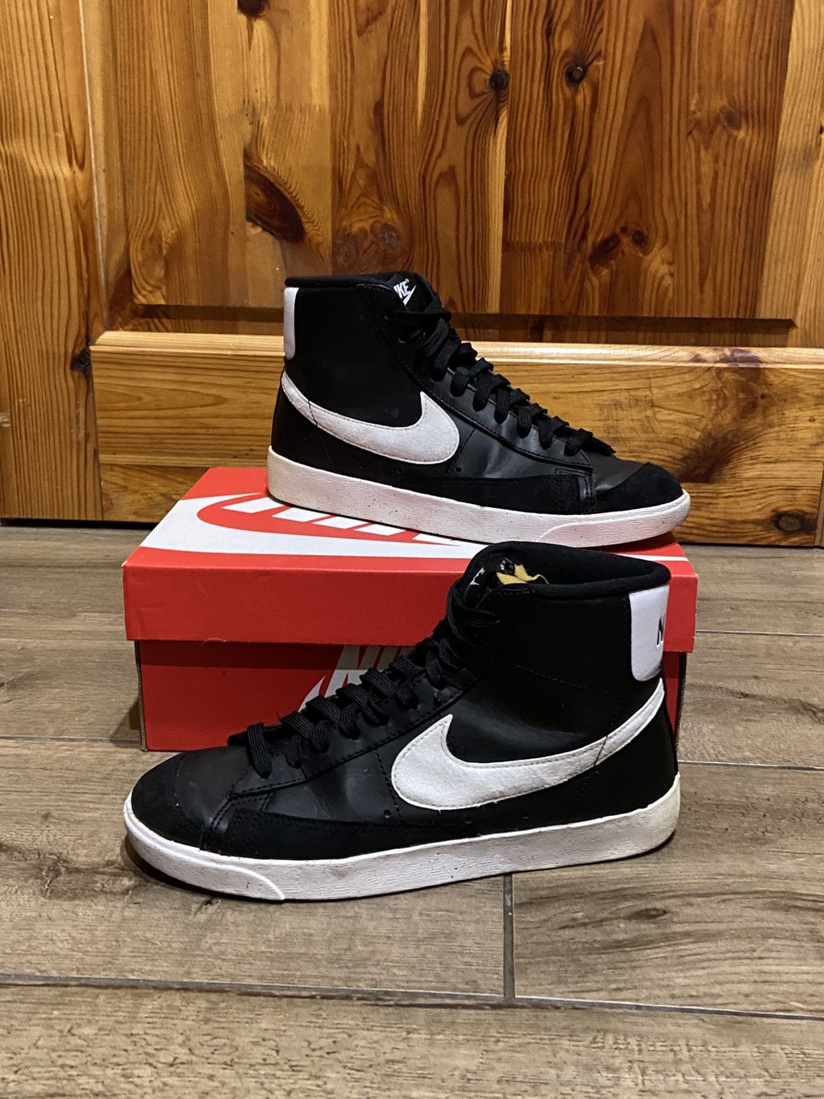 nike blazer mid '77 black