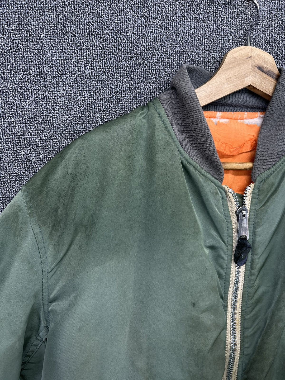 Avirex Vintage Avirex Trashed Rare Bomber Jacket Size US M / EU 48-50 / 2 - 16 Thumbnail