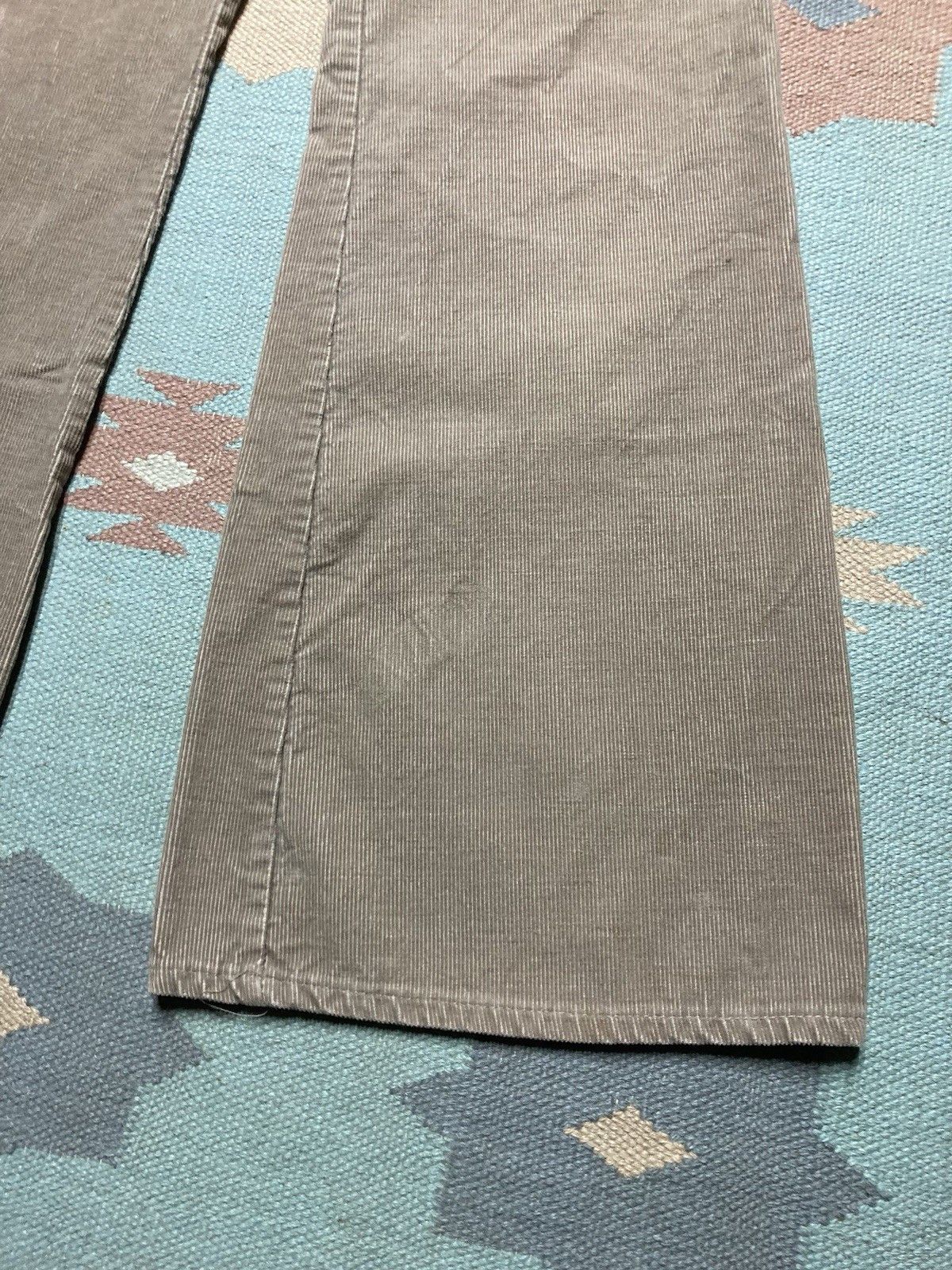 Vintage 70s corduroy pants elephant flare bell Big Yank hippie 28x31 Size US 28 / EU 44 - 2 Thumbnail