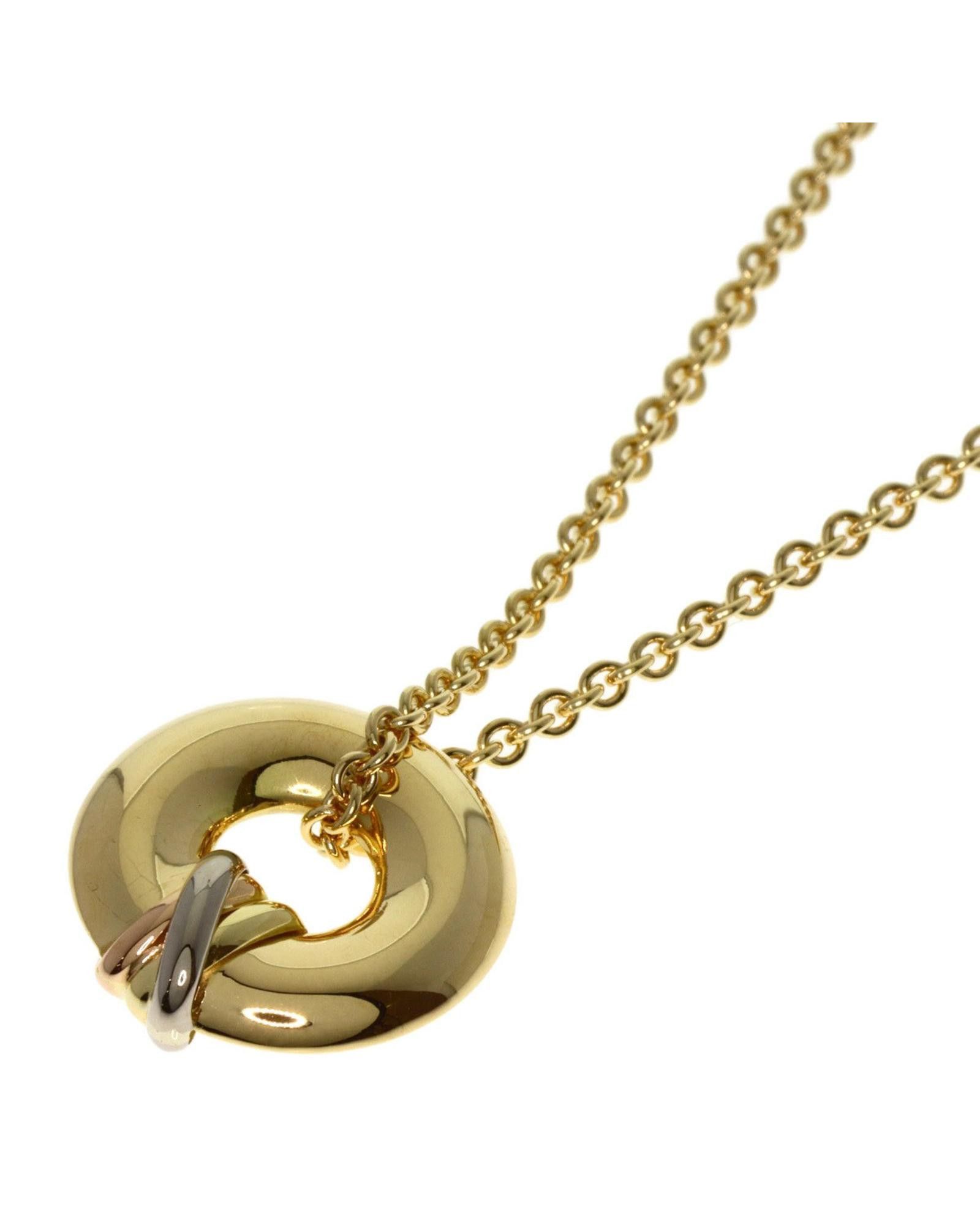 image of Cartier 18K Gold Trinity Necklace, Women's