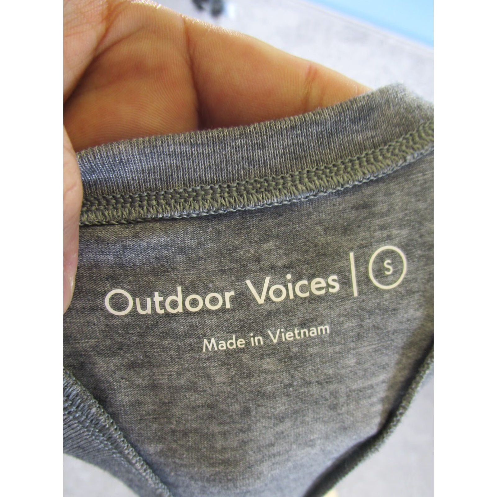 Outdoor Voices Outdoor Voices Tank Basic Shirt Womens Small Gray Racerback Back Training Gym S Mens Womens Boys Girls Size S / US 4 / IT 40 - 6 Thumbnail