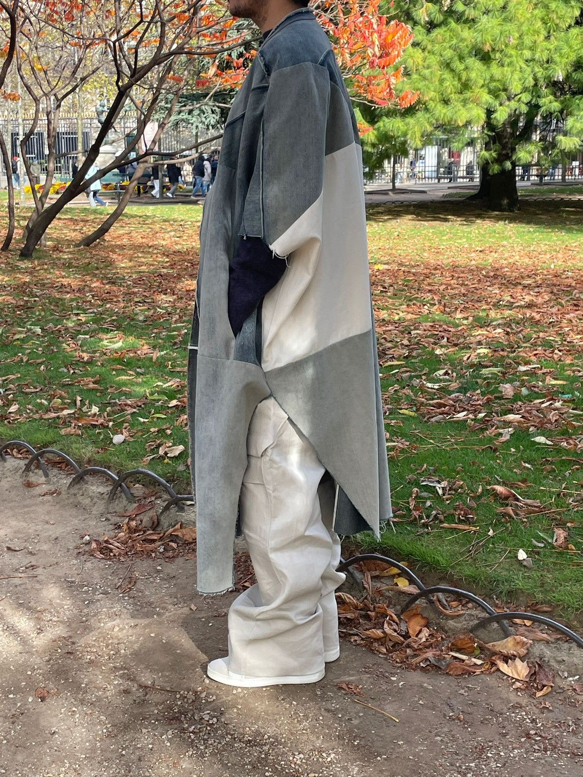 Rick Owens SS22 Fogachine Denim Cloack Size US M / EU 48-50 / 2 - 7 Thumbnail