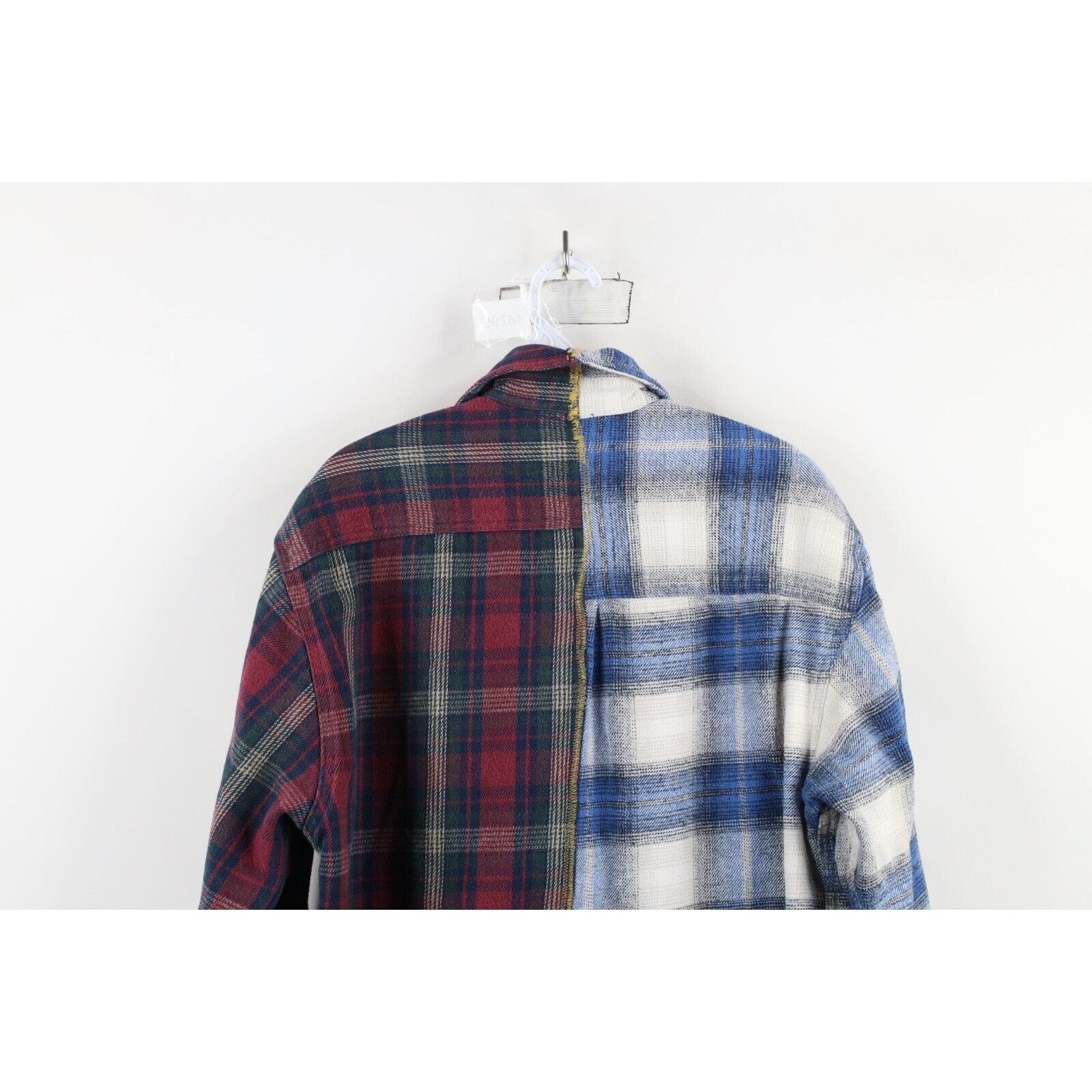 Vintage Vintage 90s Y2K Streetwear Custom Flannel Shirt Dress Size L / US 10 / IT 46 - 18 Thumbnail