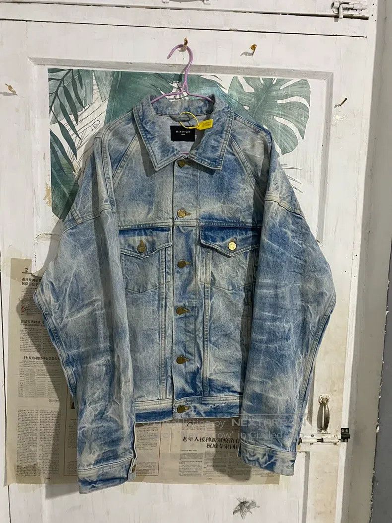 Fear of God Fear of God Blue water corrugated jacket Size US M / EU 48-50 / 2 - 1 Thumbnail