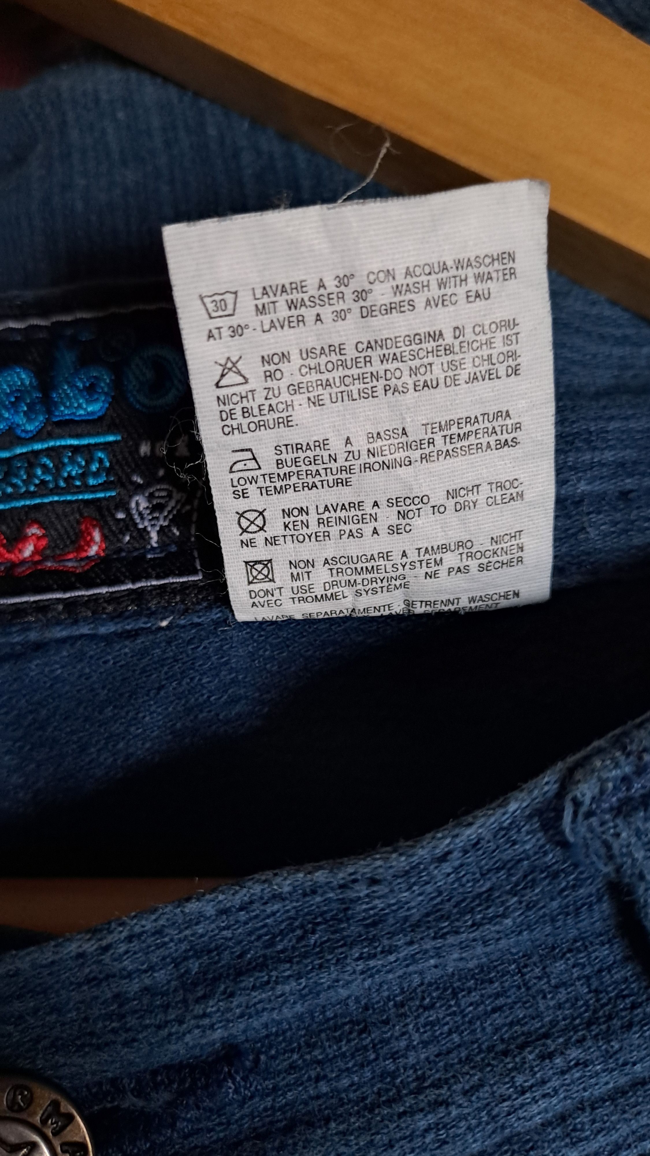 Mambo × Vintage Mambo Vintage Denim Longpant Size US 31 - 6 Thumbnail