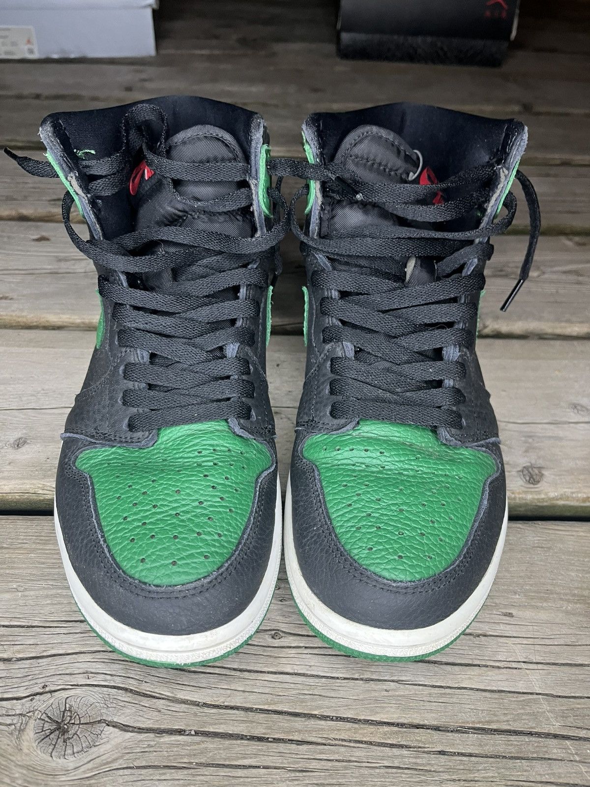 Jordan Brand 2018 Air Jordan Retro 1 Pine Green W Box Size US 9 / EU 42 - 7 Thumbnail