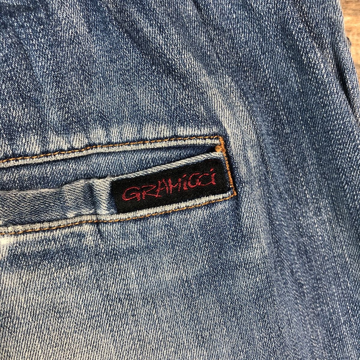 Gramicci Gramicci Blue ripped distressed Denim Pants #A2135 Size US 31 - 19 Thumbnail