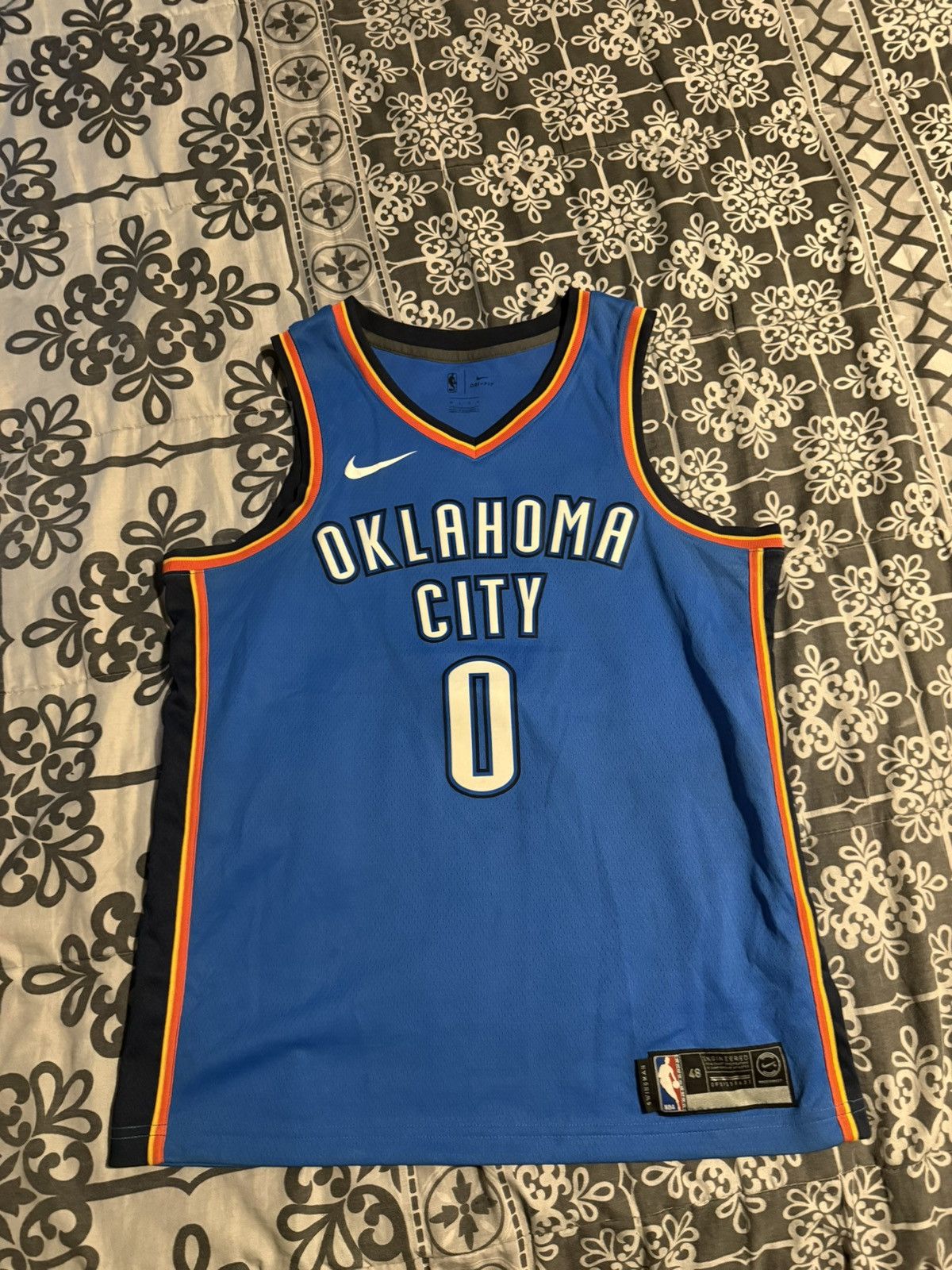 NBA OKC Russell Westbrook Jersey Size US L / EU 52-54 / 3 - 1 Thumbnail
