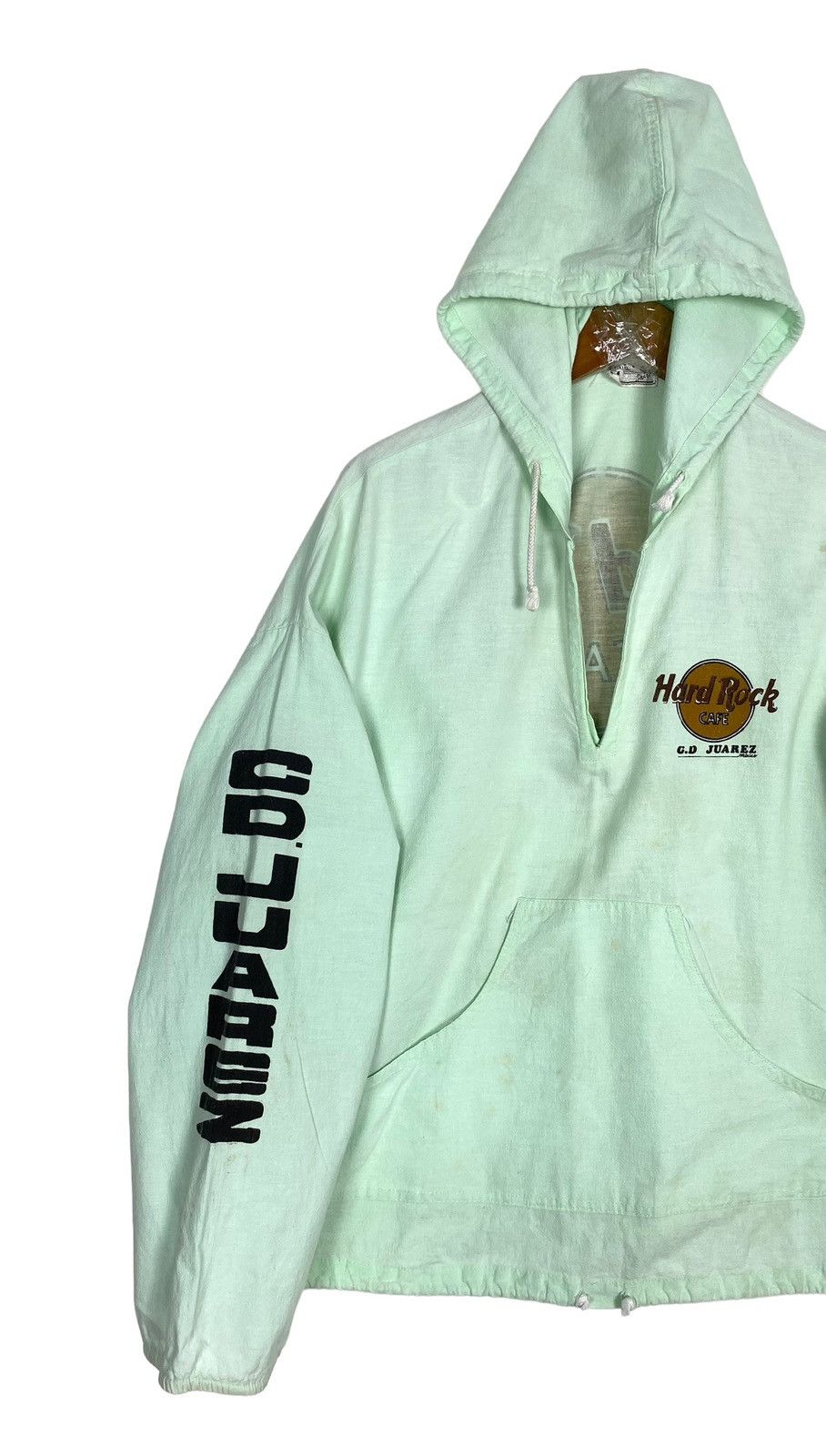 Hard Rock Cafe Rare ‼️ Vintage Hard Rock Cafe Cd Jueares Hoodie Big Logo Size US L / EU 52-54 / 3 - 3 Thumbnail