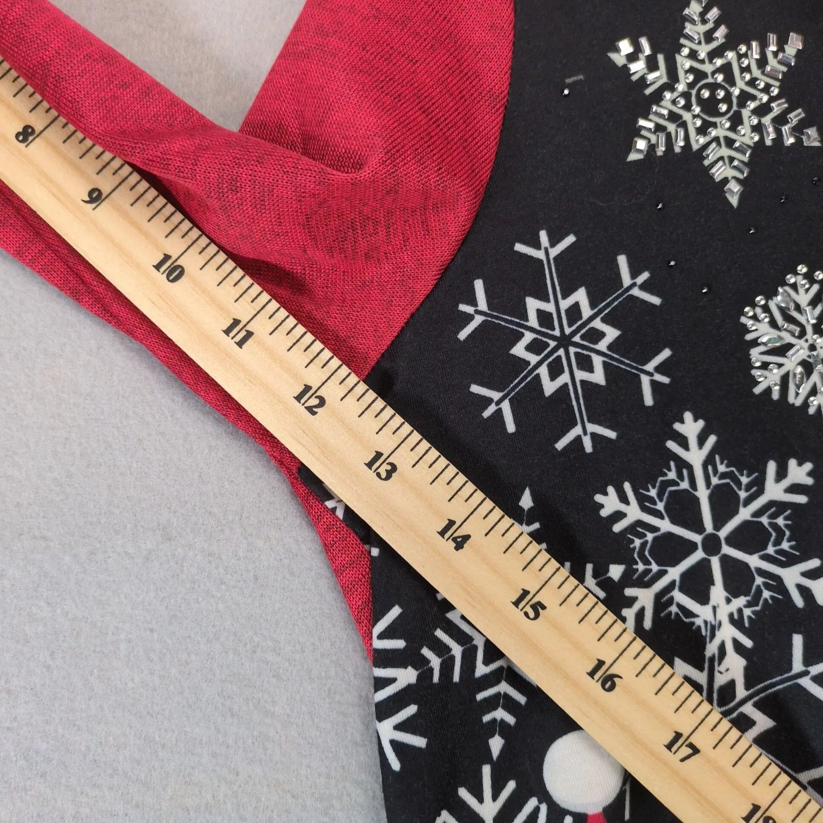 Other Onque Casual Santa Gnomes Holiday Shirt Top Embellished XL Size XL / US 12-14 / IT 48-50 - 5 Thumbnail