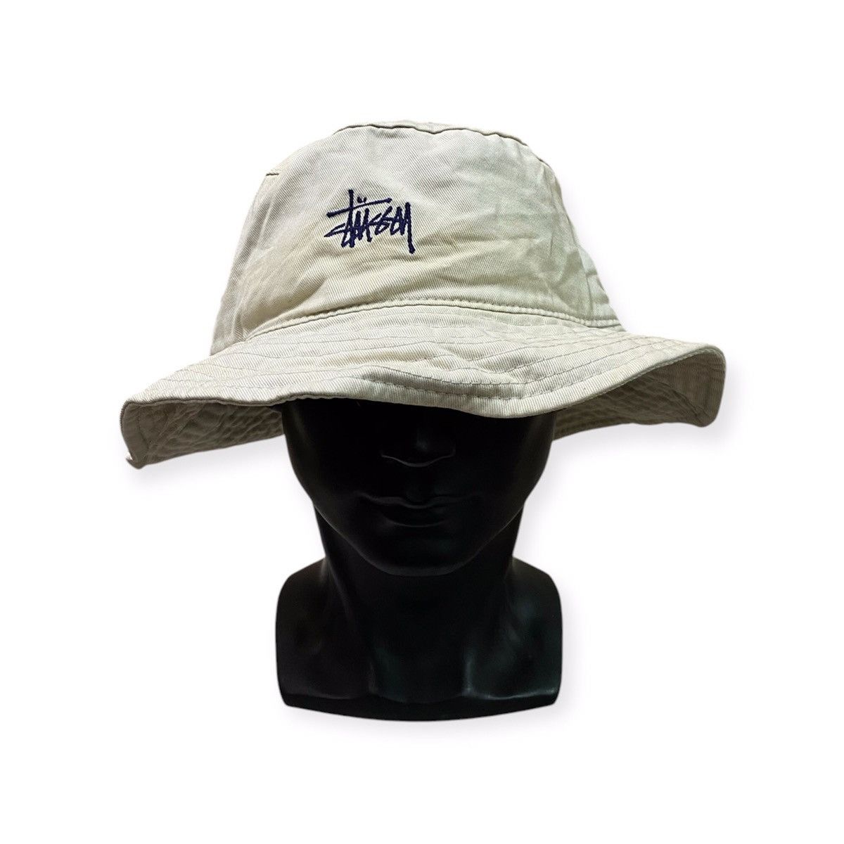 Stussy × Vintage Vintage Stussy Small Logo Bucket Hat Size ONE SIZE - 1 Thumbnail