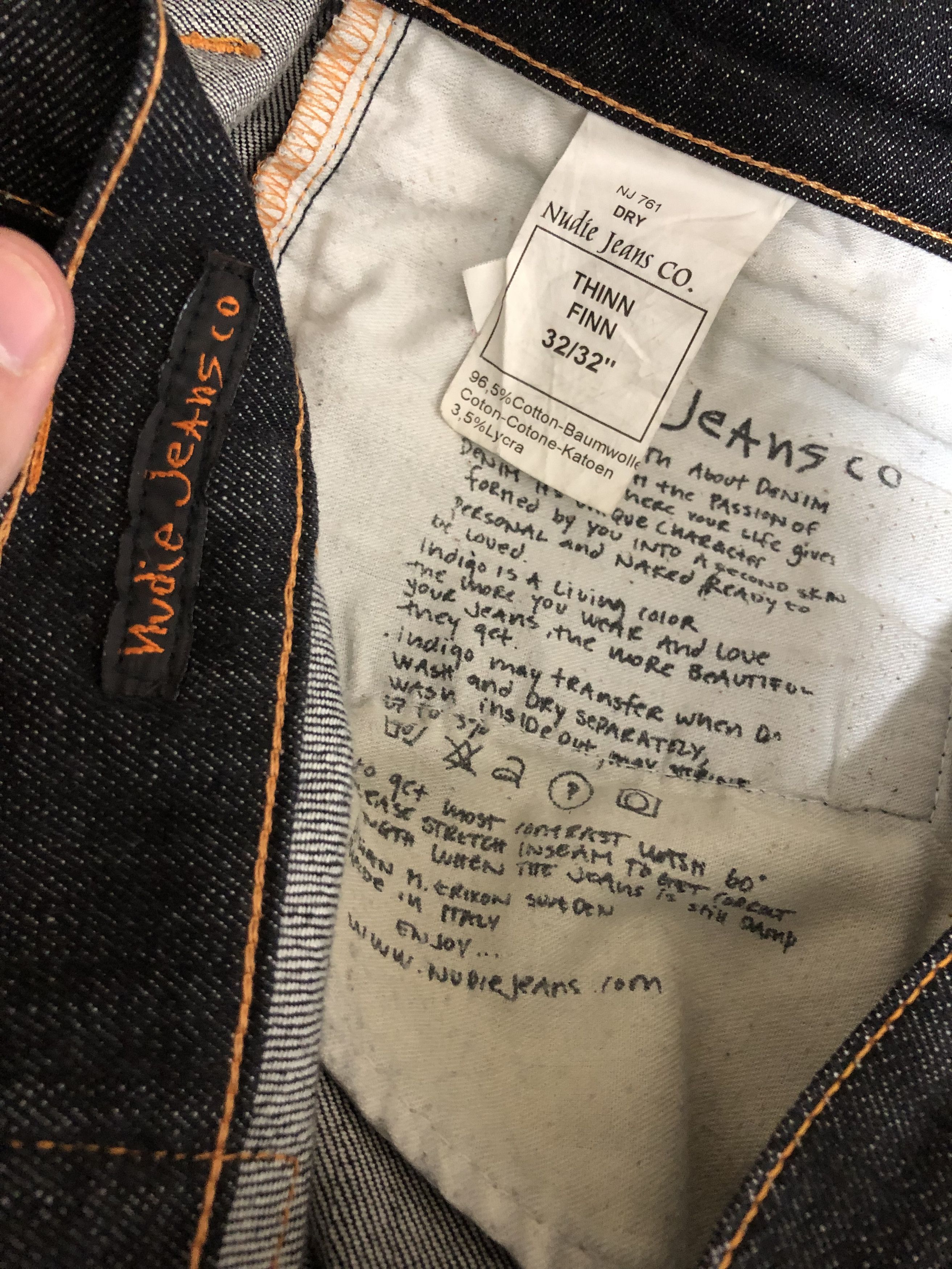 Nudie Jeans Nudie Jeans Denim Pants Thinn Finn 32x32 Size US 32 / EU 48 - 10 Thumbnail