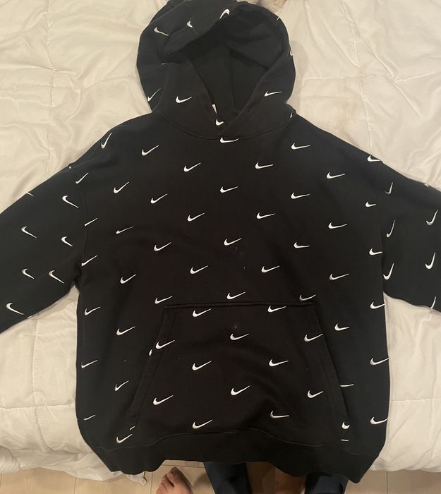 Nike Nike NRG All Over Swoosh Hoodie Grailed