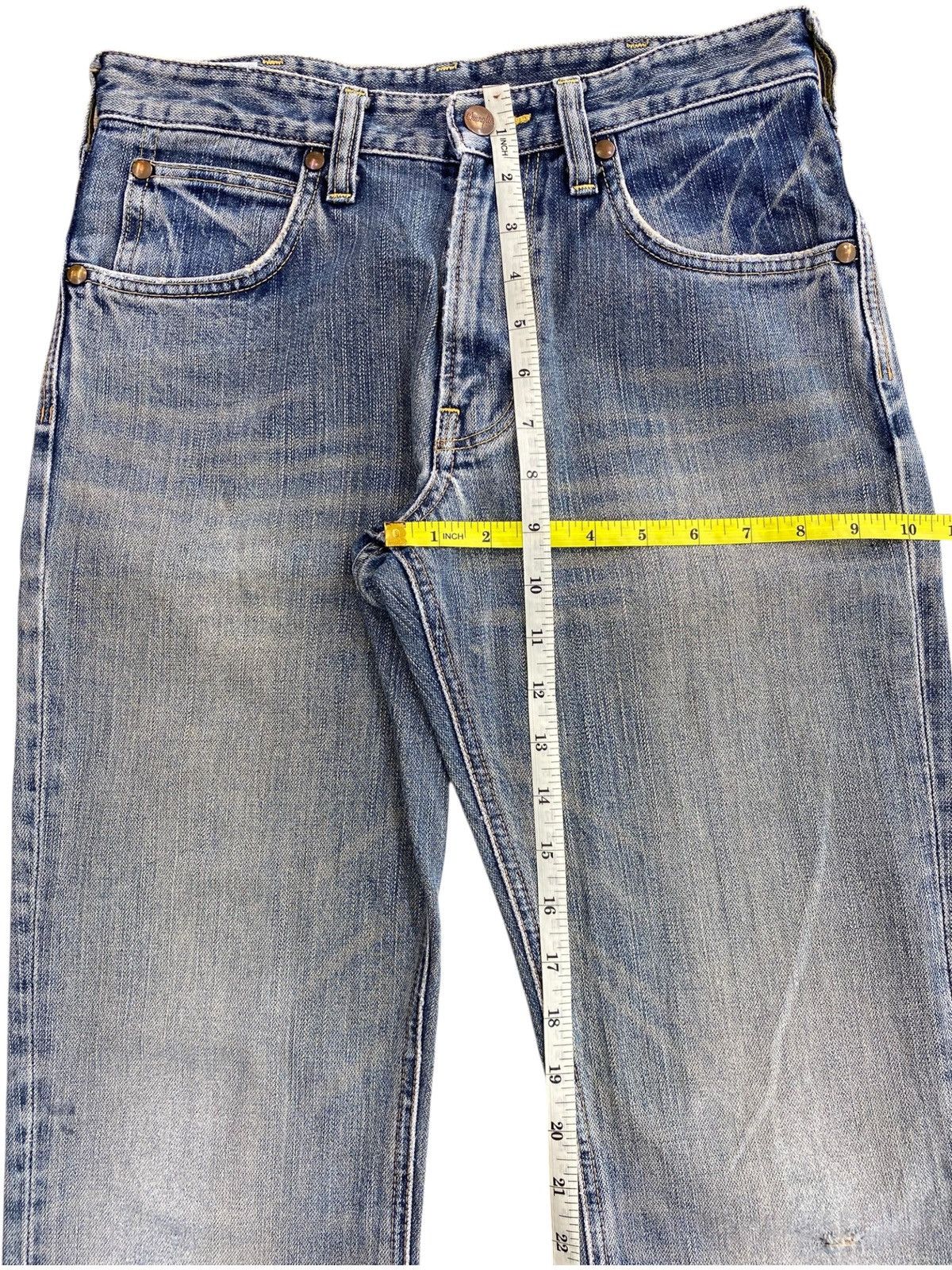 Wrangler Wrangler Brand Faded Wash Flare Style Jeans Size US 29 - 10 Thumbnail