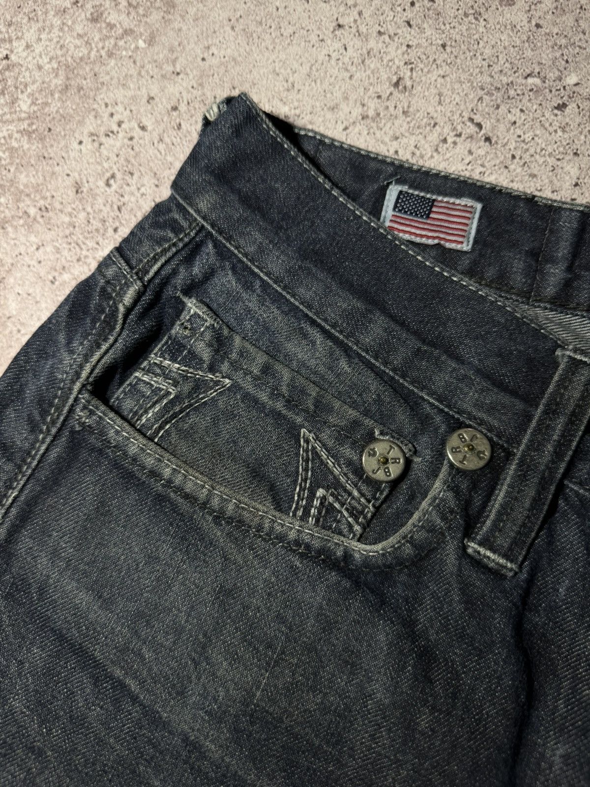 True Religion × Vintage True Religion Vintage Streetwear y2k Denim rap Jeans Size US 34 / EU 50 - 9 Thumbnail