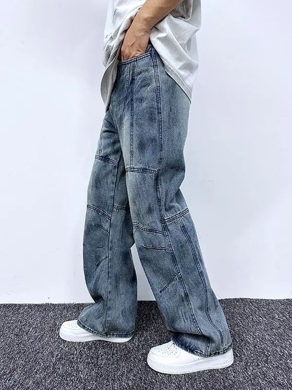 Japanese Brand × Jean Blue Baggy Denim Jeans Size US 28 / EU 44 - 2 Thumbnail