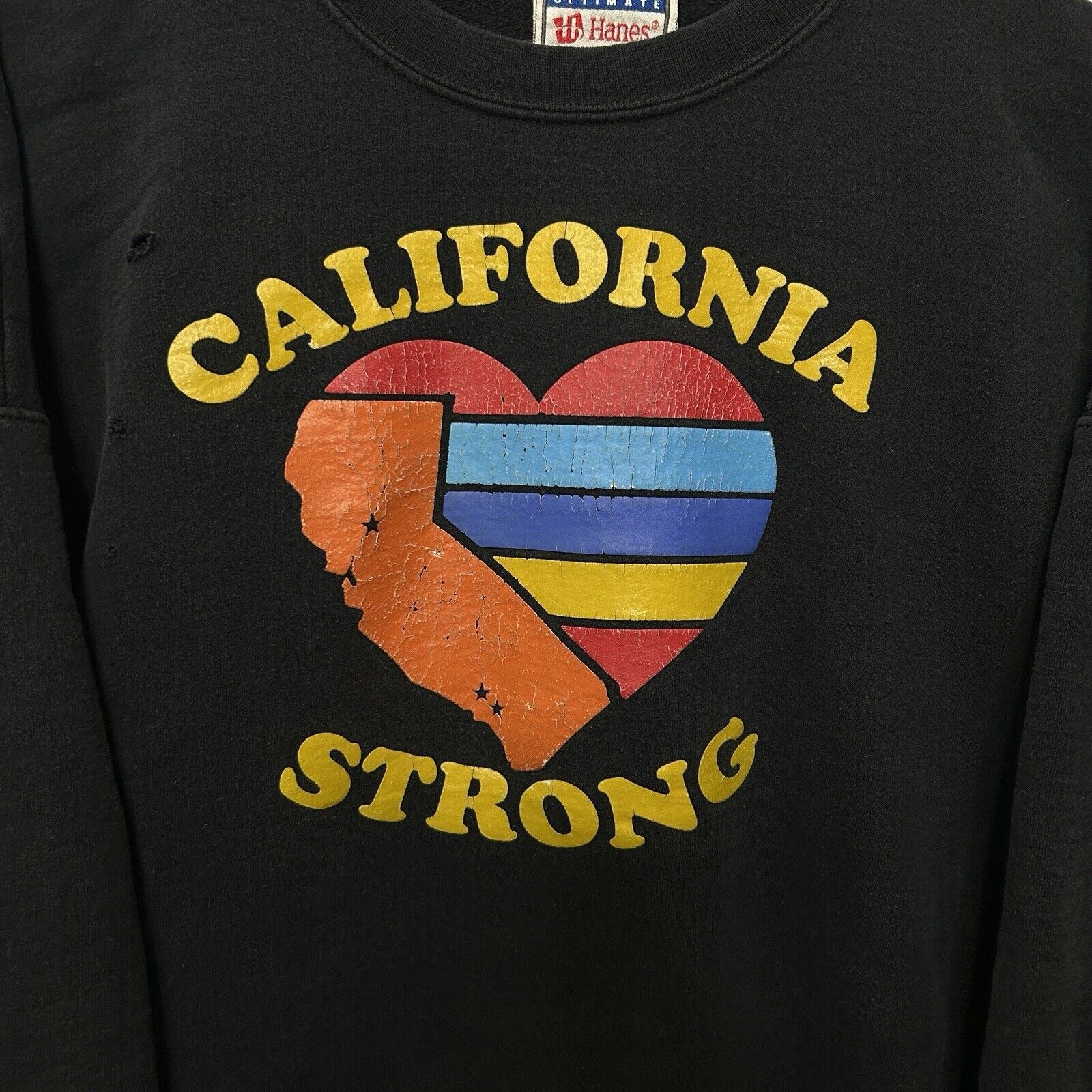 Hanes Vintage Hanes California Strong Crewneck Size US XL / EU 56 / 4 - 3 Thumbnail