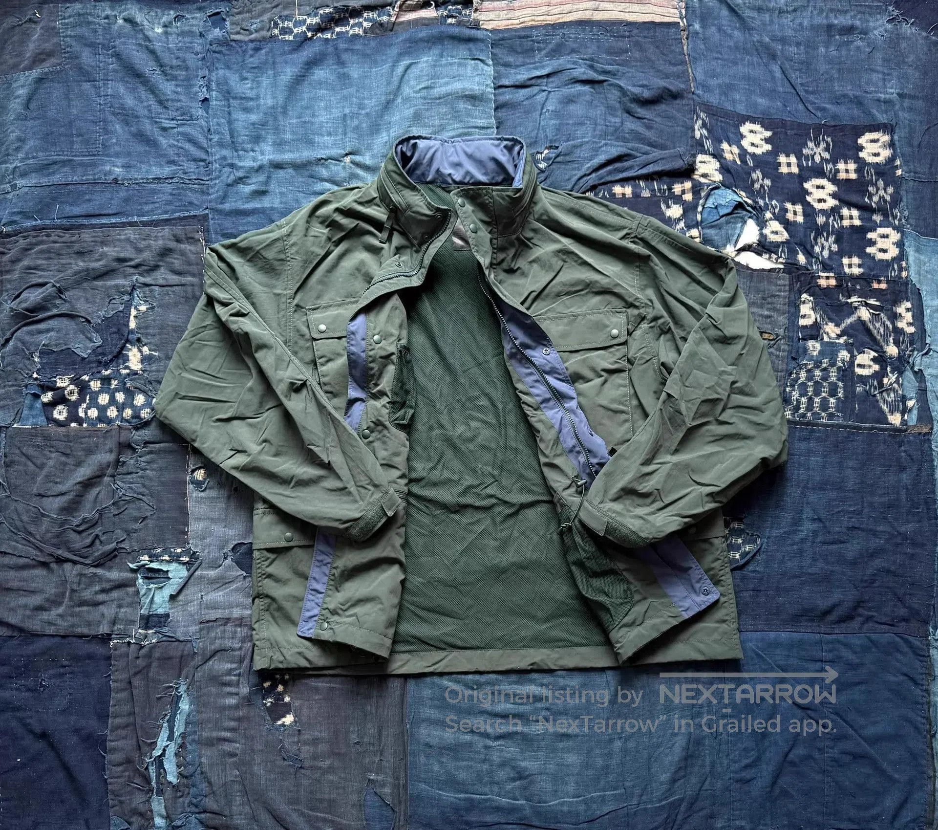DAIWA PIER39 Green Utility Jacket with Pockets - Size L. Size US L / EU 52-54 / 3 - 2 Thumbnail