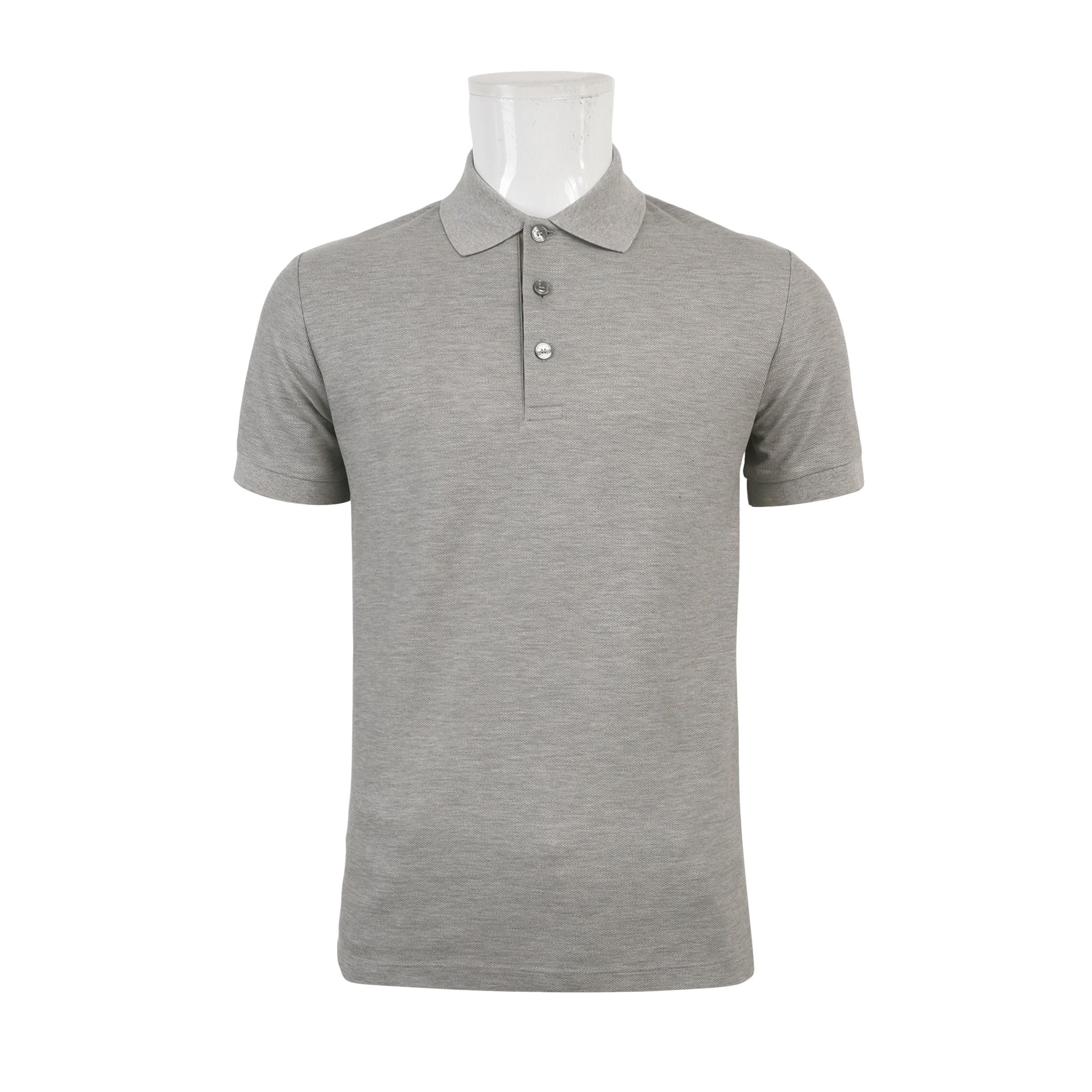 Burberry Burberry Check Placket Gray Polo Shirt US S Size US S / EU 44-46 / 1 - 1 Thumbnail