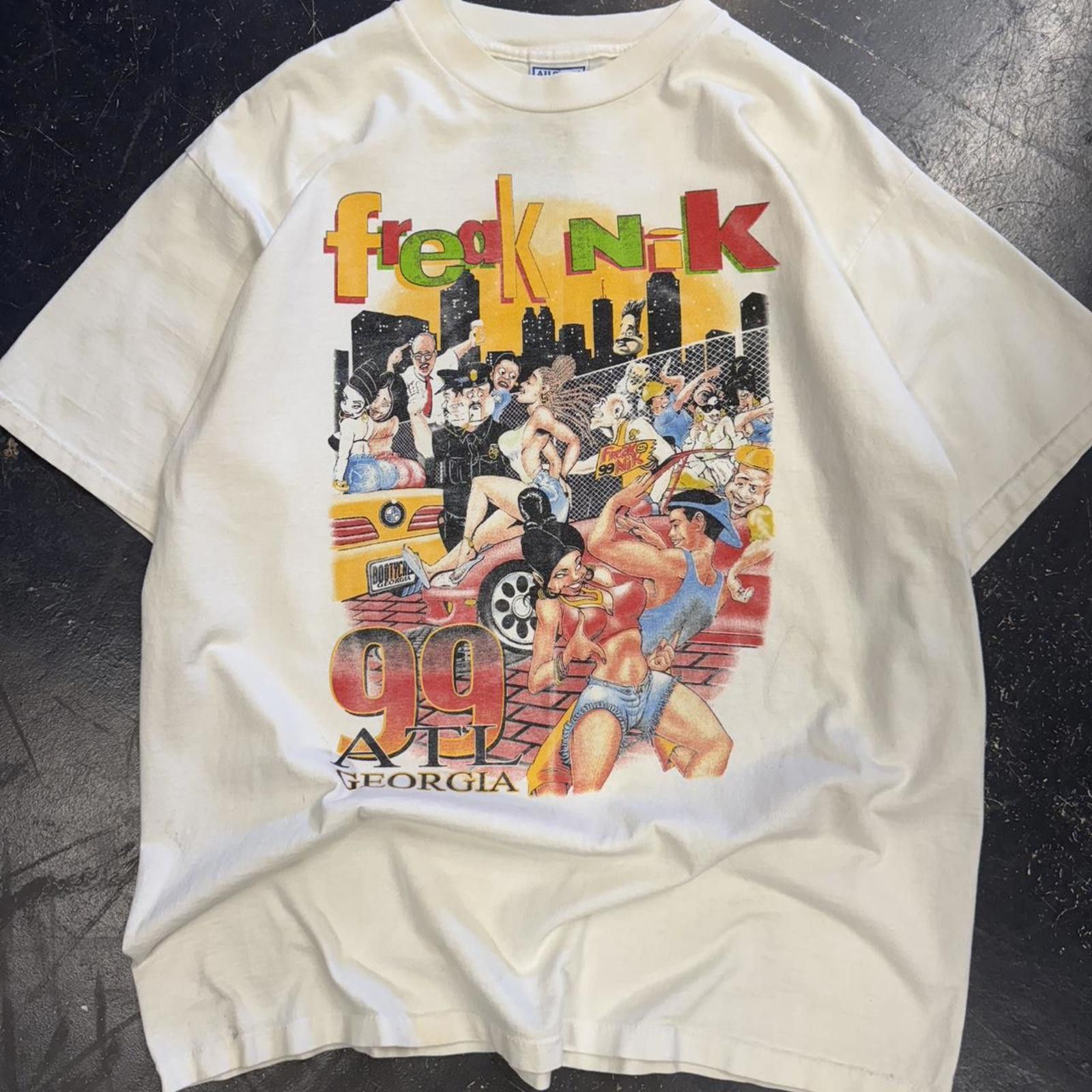 Vintage Vintage 1999 Freak Nik Atlanta Tee Size US XL / EU 56 / 4 - 2 Thumbnail