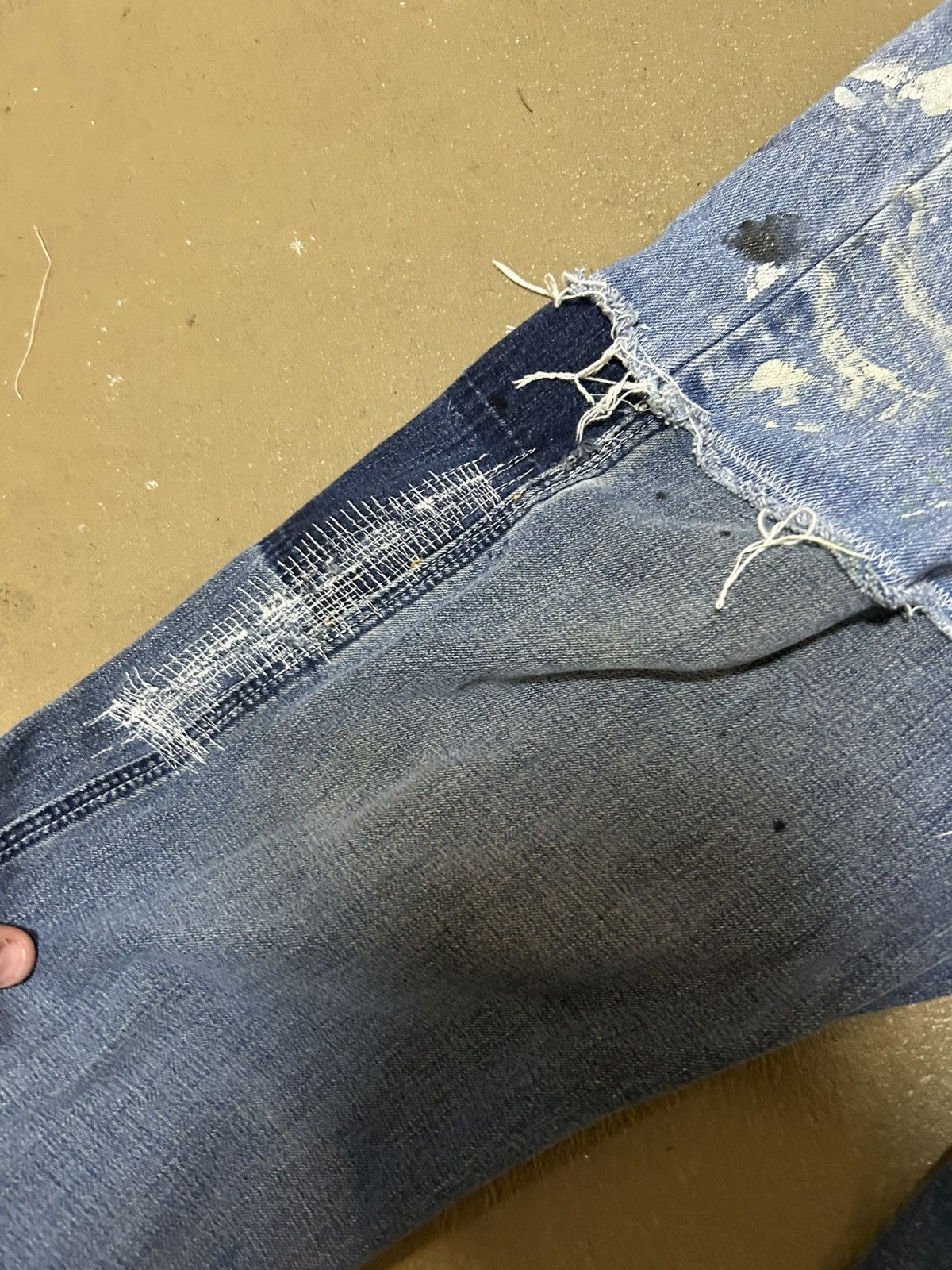 Other 1/1 Your World reconstructed vintage Levi’s denim jeans Size US 38 / EU 54 - 3 Thumbnail