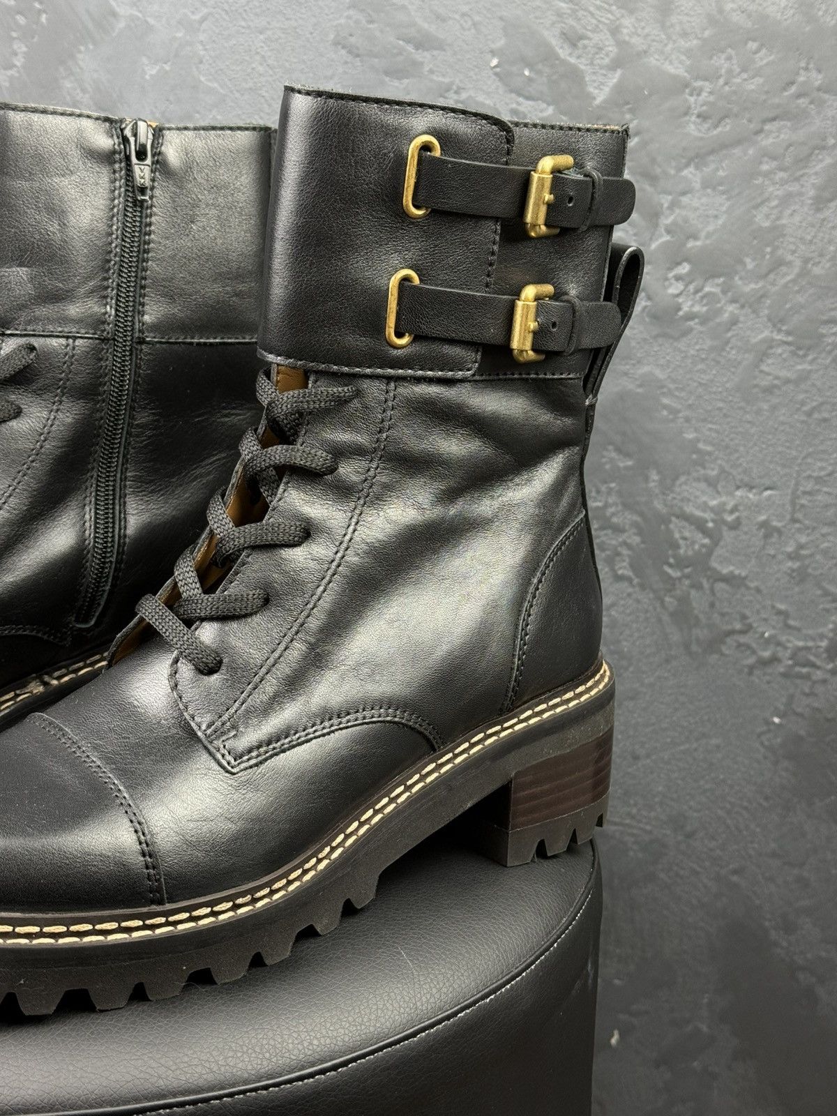 See by Chloe See by Chloé Mallory Women’s Lace Up Boots Size US 9 / IT 39 - 3 Thumbnail