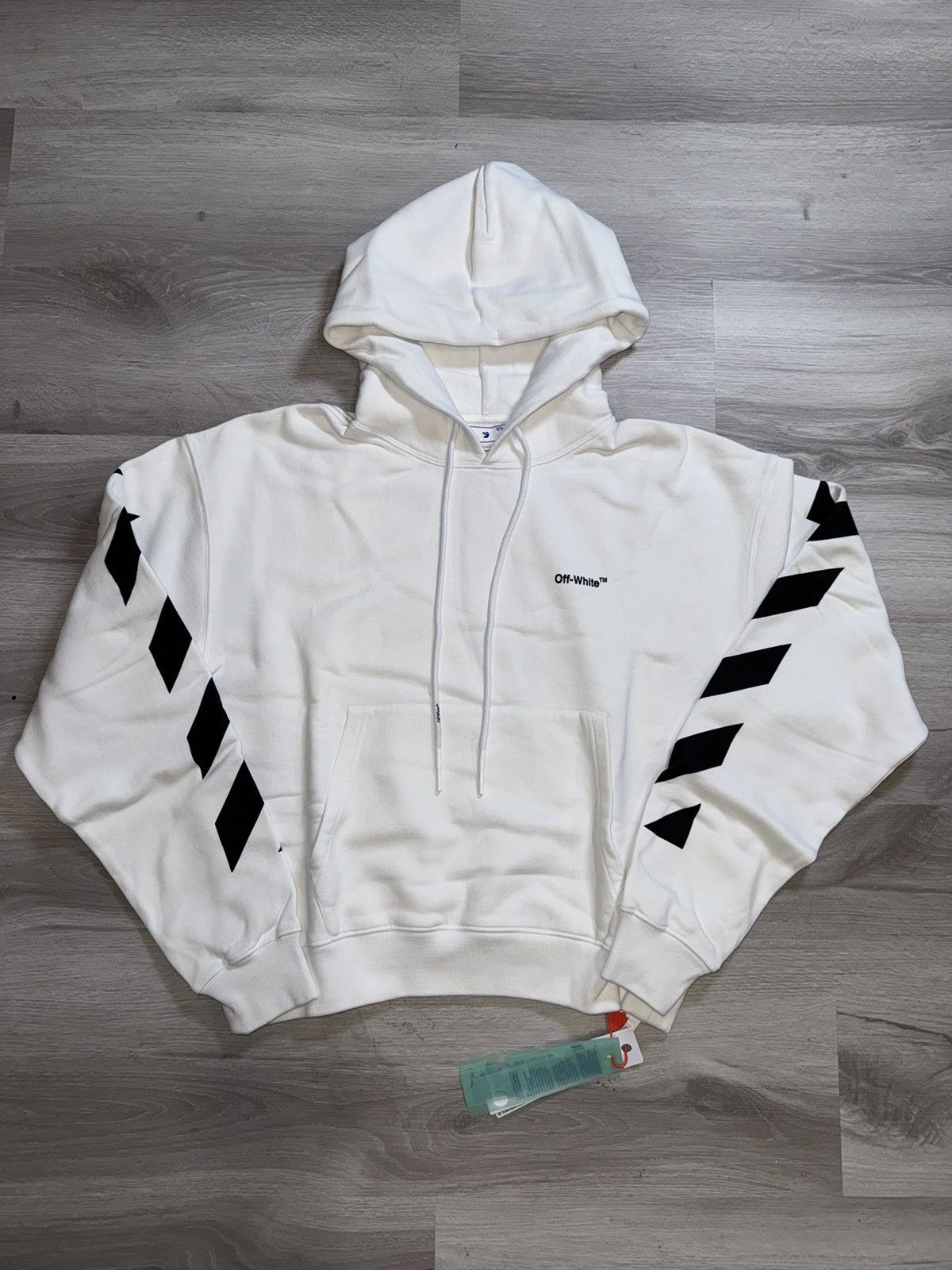 Off White Helvetica Over Hoodie