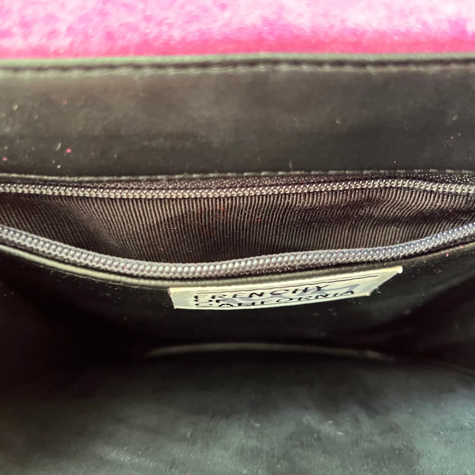 Vintage Vintage Frenchy of California Pink Suede Chain Strap Bag Size ONE SIZE - 6 Thumbnail