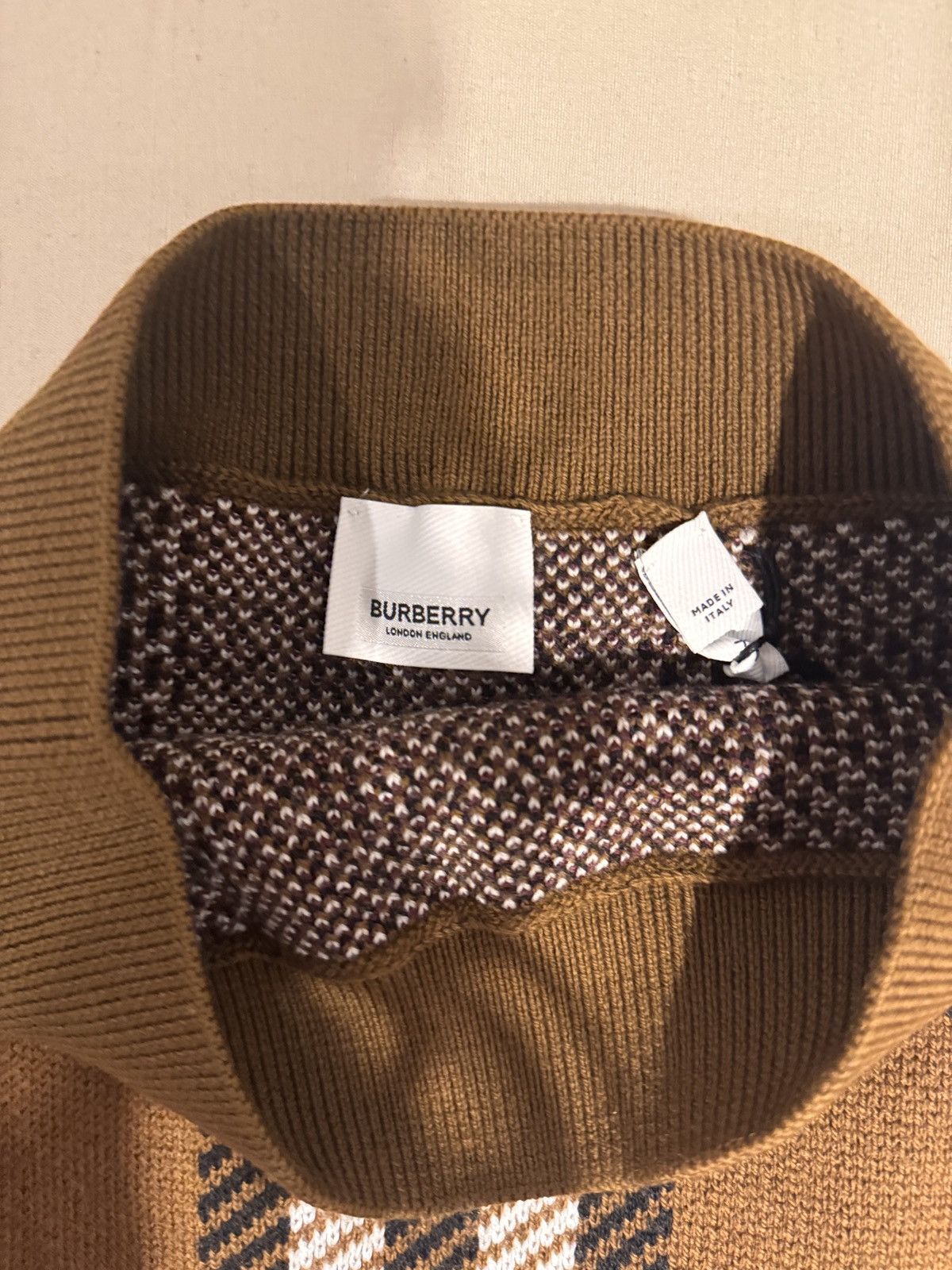 Burberry × Burberry Prorsum Burberry Exaggerated Check jacquard mini skirt Size 25" / US 0 / IT 36 - 8 Thumbnail