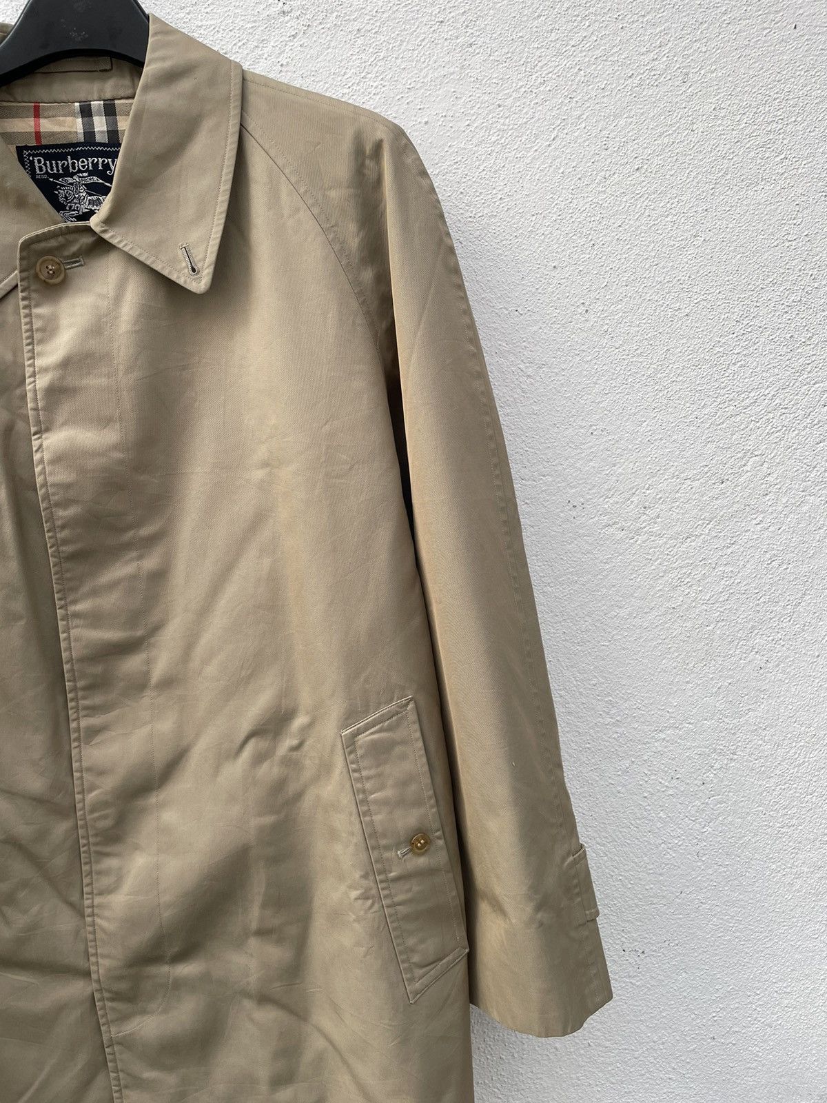 Burberry Prorsum Vintage Burberrys Over Coat Nova Check Lining Size US M / EU 48-50 / 2 - 4 Thumbnail