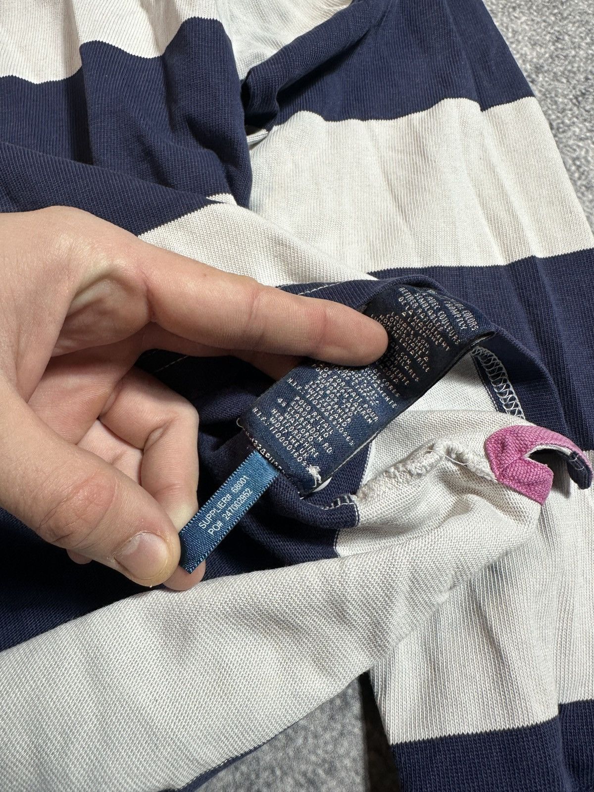 Polo Ralph Lauren × Vintage Y2K Polo Ralph Lauren Rugby’s Long Polo Streetwear Rare USA Size L / US 10 / IT 46 - 4 Thumbnail